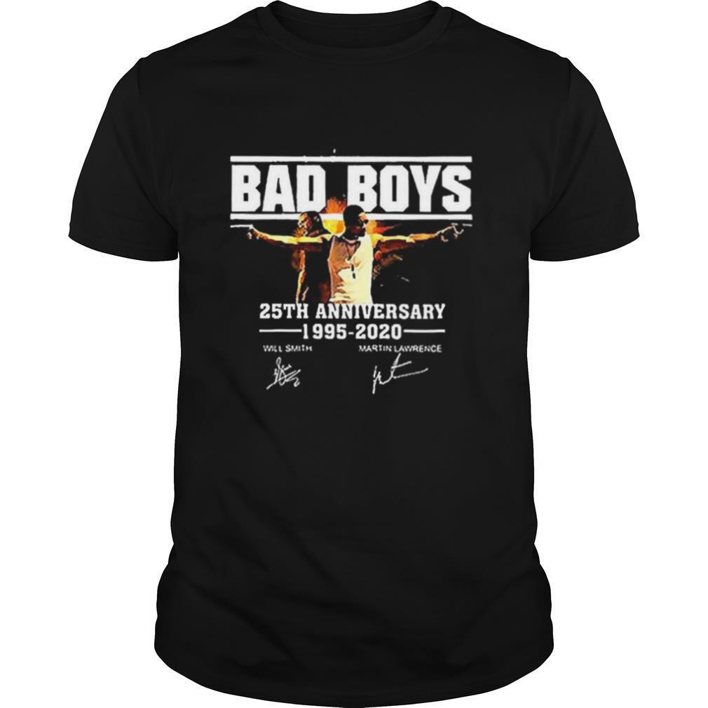 Promotions Bad Boys 25th Anniversary 1995 2020 Signatures Shirt 