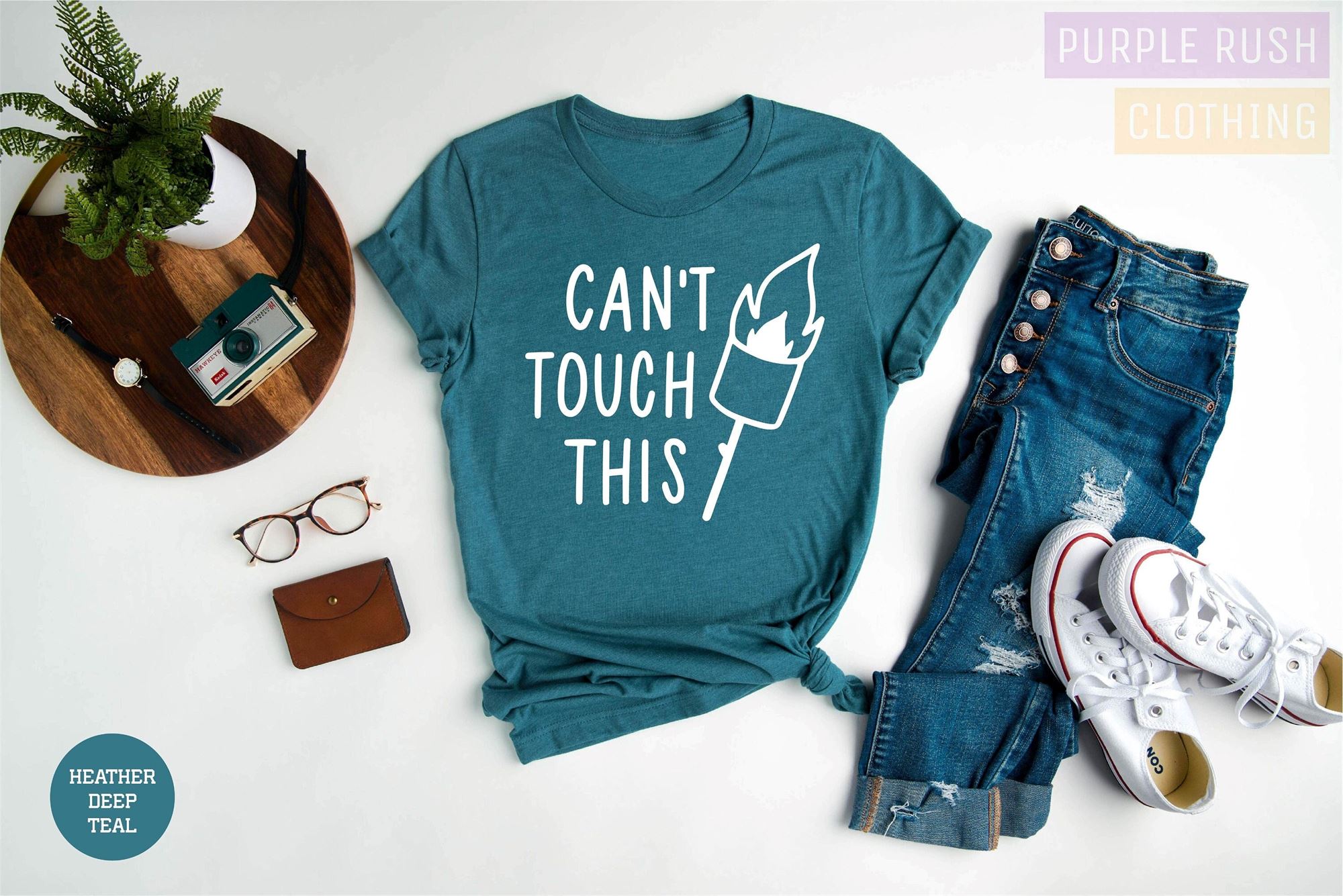 Awesome Can't Touch This Shirt Camping Shirt Camp Shirt Hiking Shirt Camp Lover Shirt Camp Squad Queen Of The Camper Adventure Shirt 