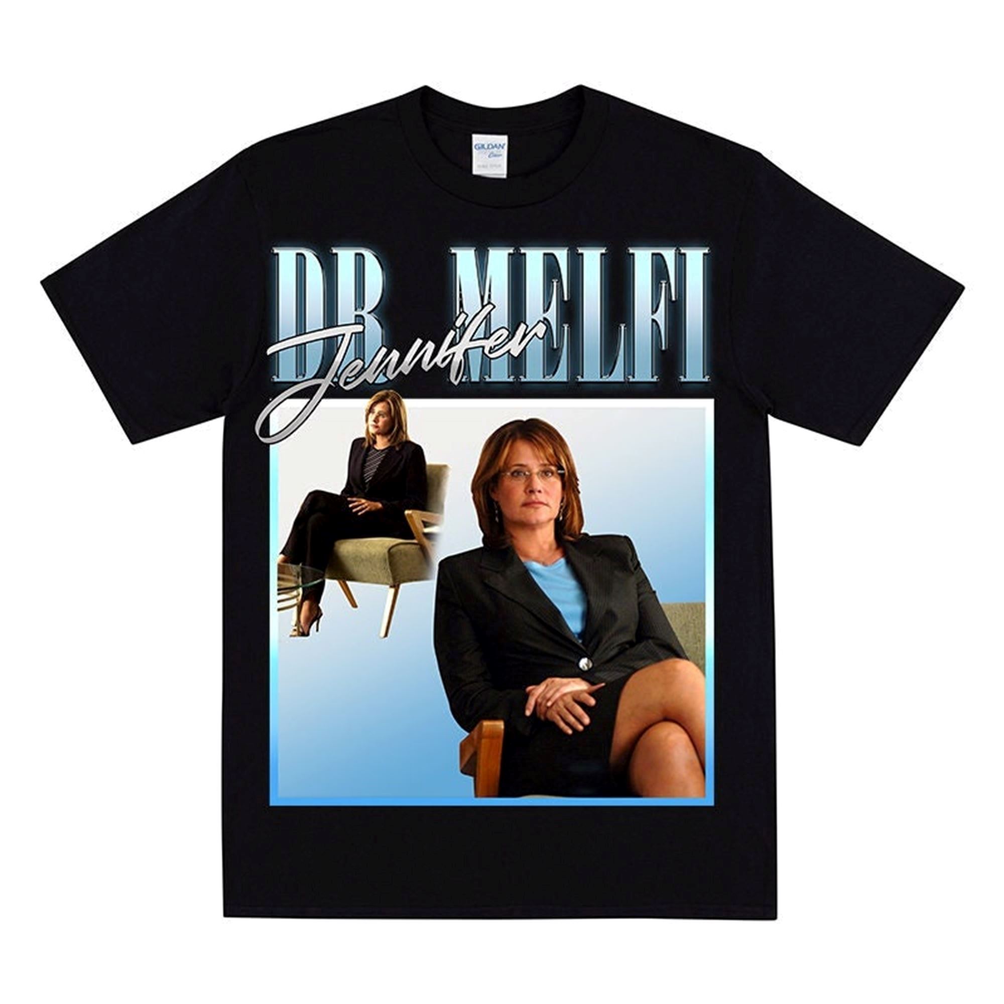 Interesting Doctor Melfi Homage T-shirt Sopranos Inspired Printed T Shirt Do You Feel Depressed Tony's Shrink Dr Melfi Actress Lorraine Bracco 