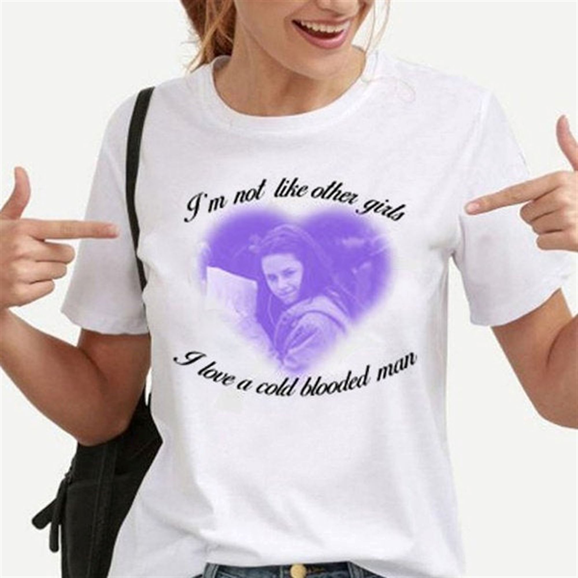 Promotions I Love A Cold Blooded Man T-shirt Twilight Saga Shirt Bella Swan Twilight Shirt Y2k Tee Jacob Shirt Edward Cullen Shirt 