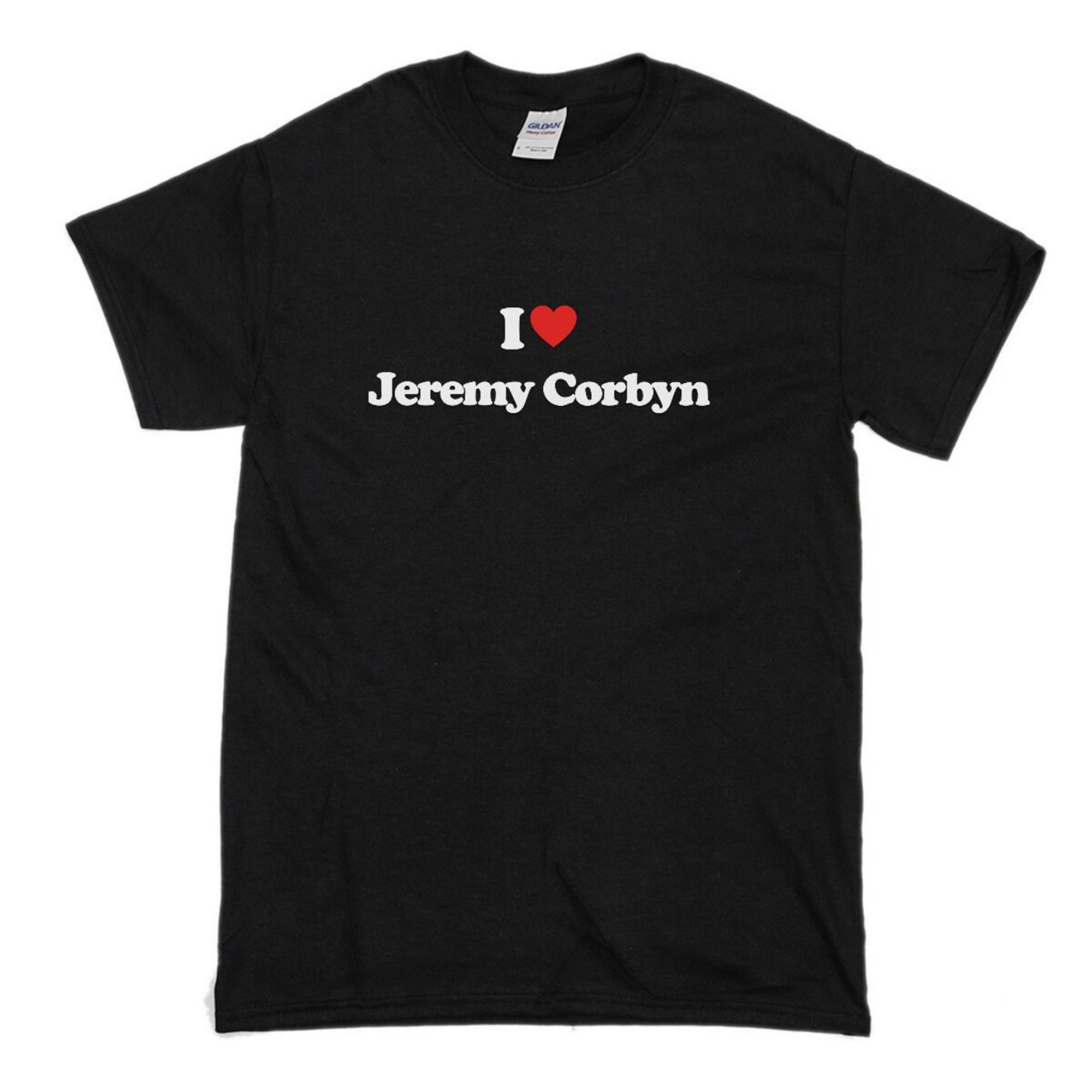 Special I Love Jeremy Corbyn T-shirt Men's T- Shirts Women's T Shirt Tee Top Shirt Politics T-shirts Funny Tshirt Vintage T- Shirt Unisex T Shirts 