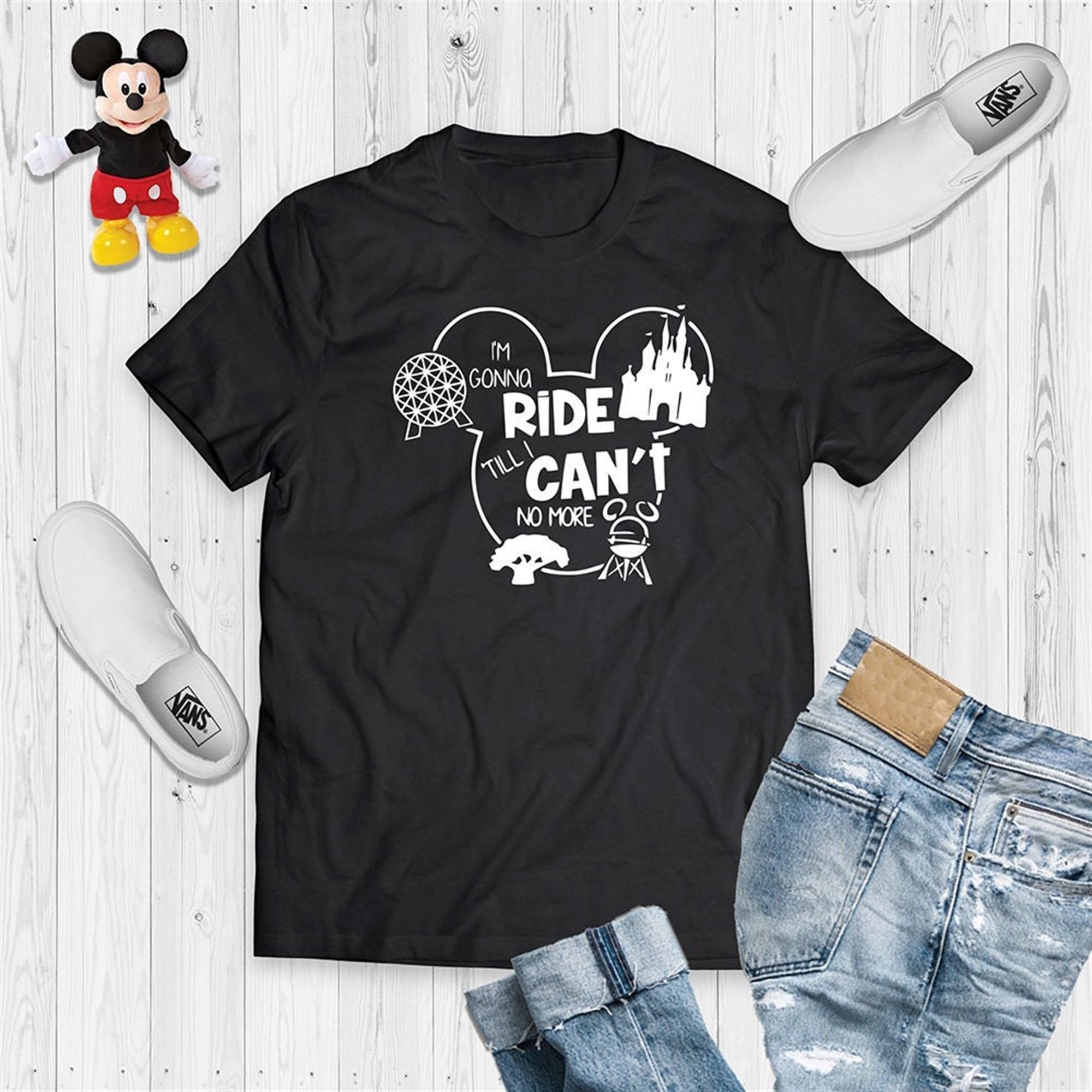 Interesting I'm Gonna Ride Til I Can't No More - Unisex Shirt Disney Park Shirt Matching Disney Family Shirts Disney Shirts Disney Rides Shirt 