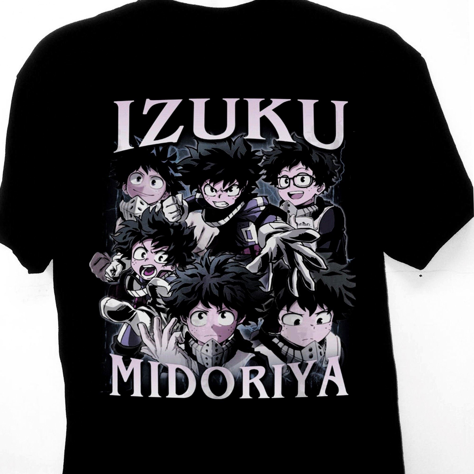 Gifts Izuku Midoriya Shirt Toya Todoroki Shirt Ochako Uraraka Anime T-shirt Gift Tee For Men Women Friends Unisex T-shirt 