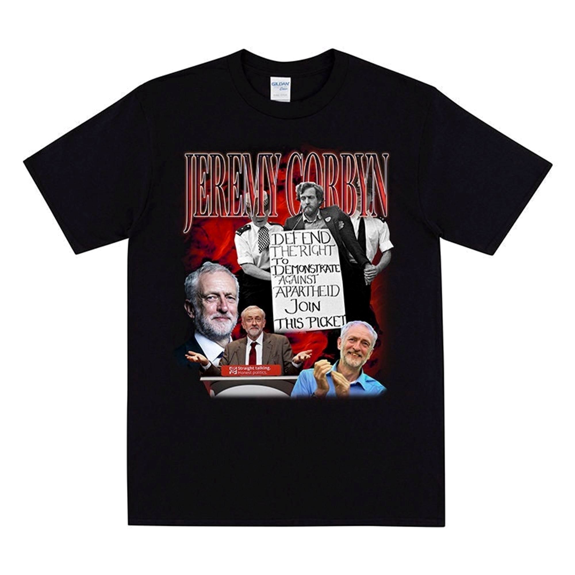 Promotions Jeremy Corbyn Homage T-shirt For The Many Not The Few Santa Hates The Tories Inspired By Socialism Novelty Left Wing Art 