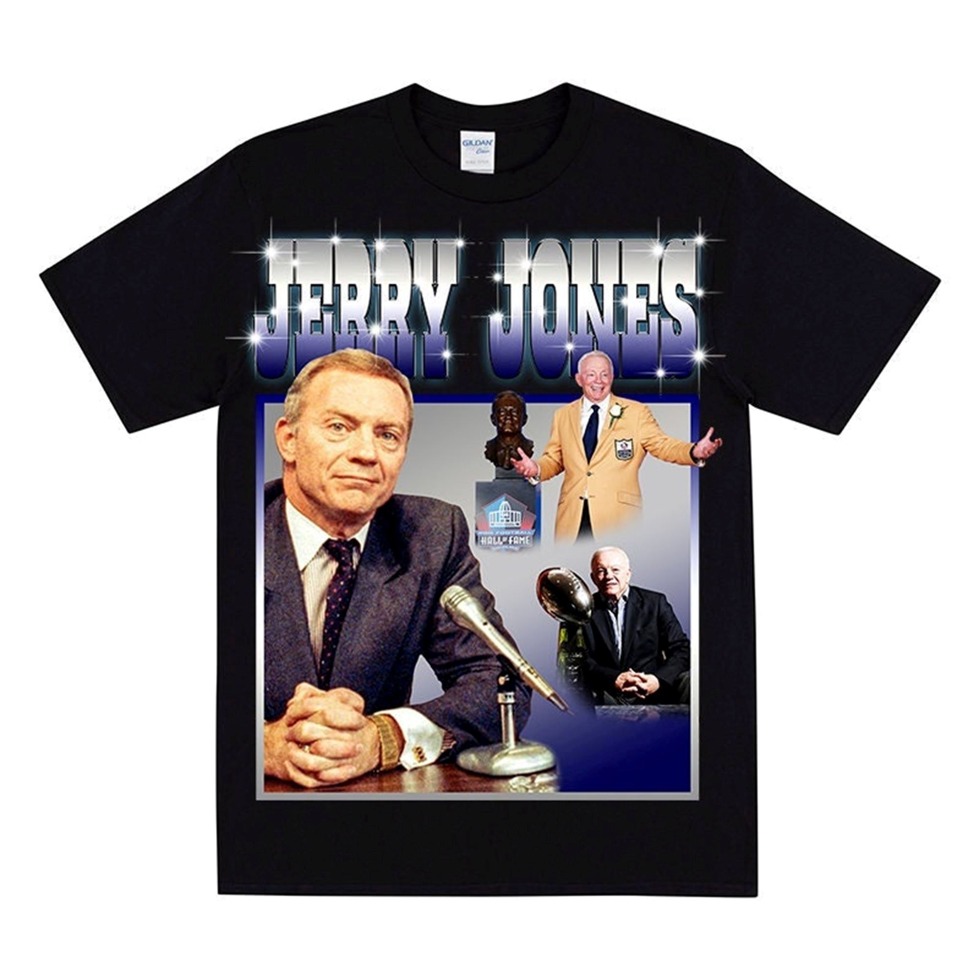 Best Jerry Jones Homage T-shirt For Sports Fans American Football Theme 90s Football Dynasty Football Team Owner 