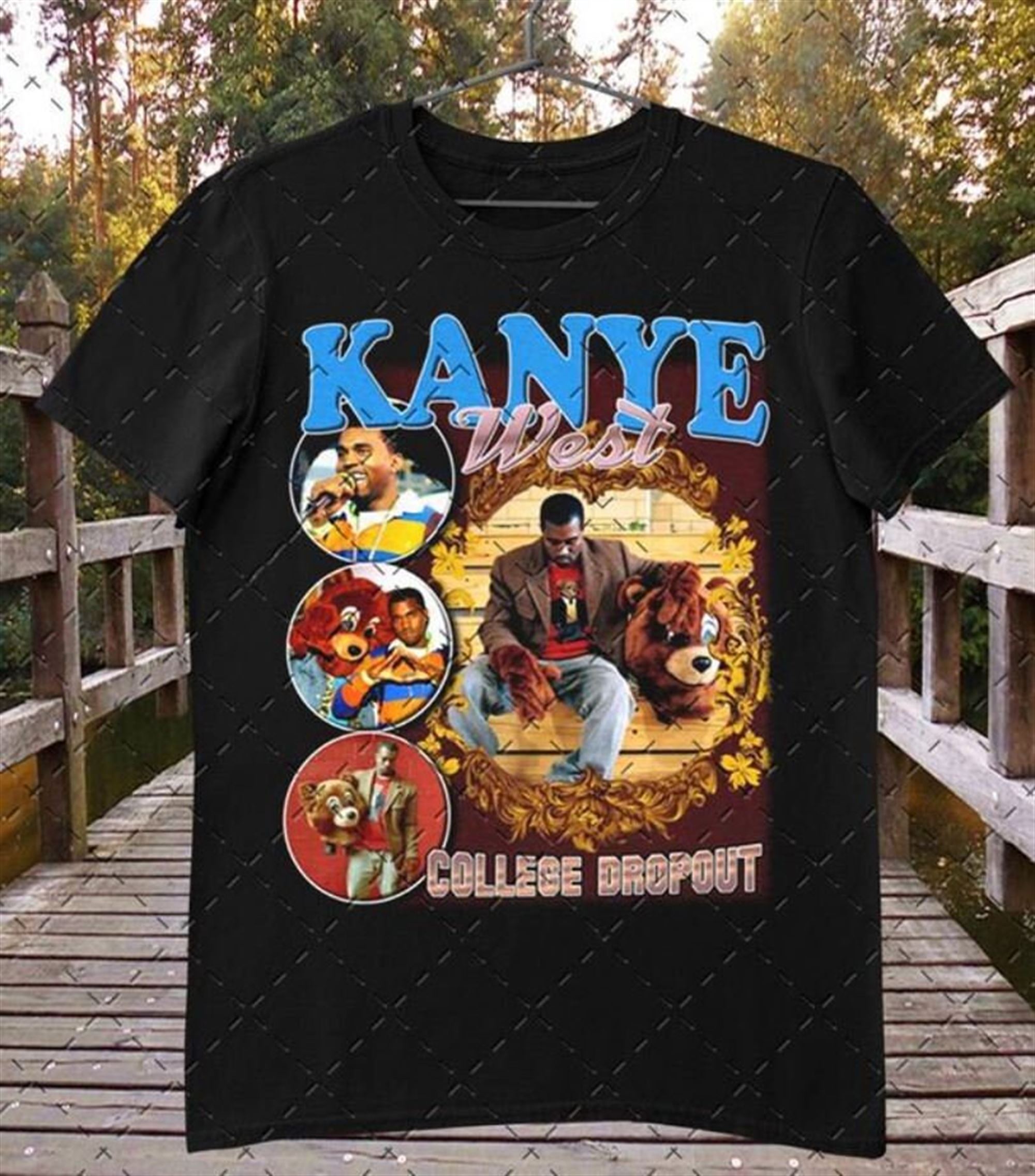 Promotions Kanye West T-shirt Kanye West College Dropout Vintage Inspired 90's Rap Unisex T Shirt Long Sleeves Kanye West Sweatshirt Hoodie 