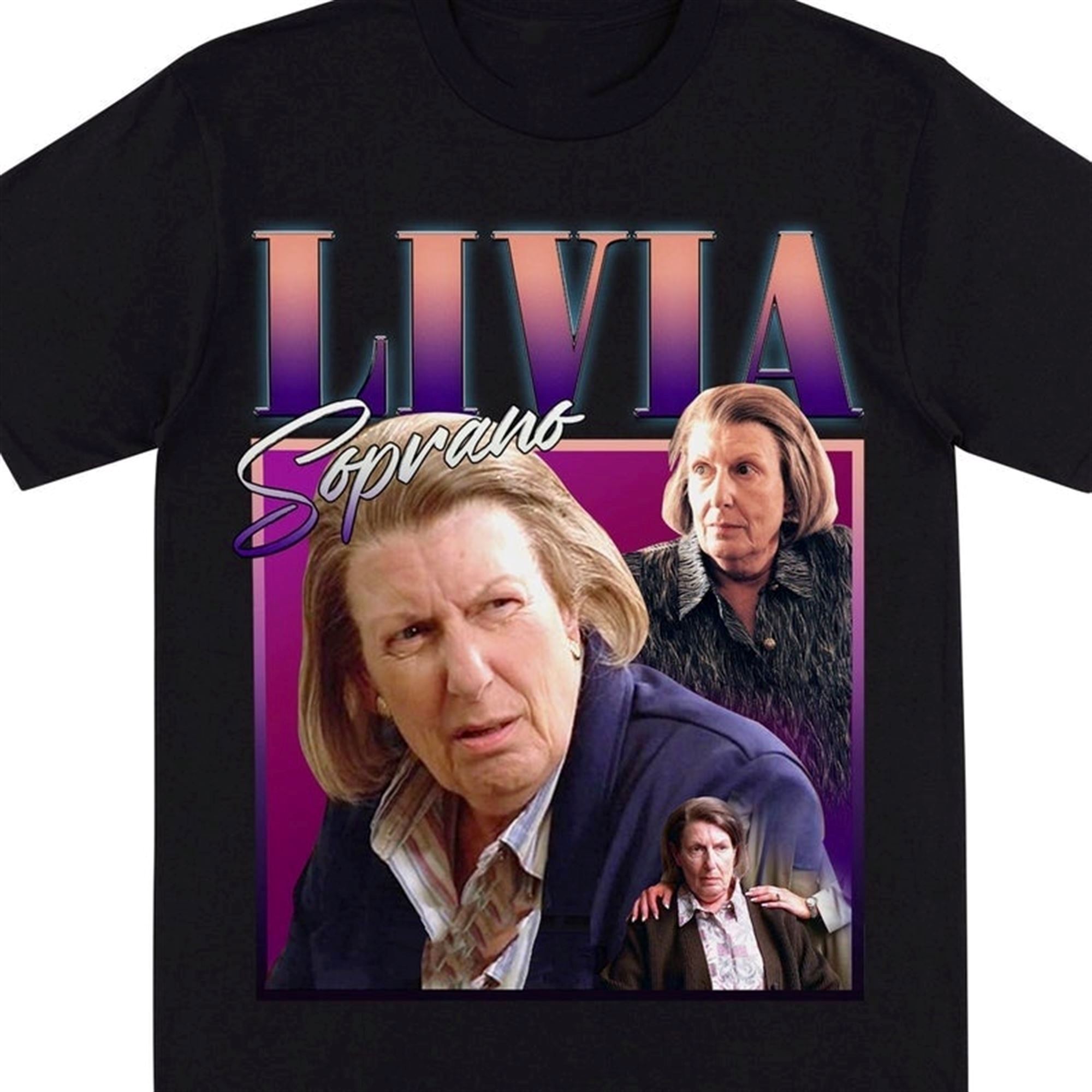 Limited Editon Livia Soprano Homage T Shirt I Dont Like That Kind Of Talk Vintage 90s Tee Mob Boss Inspired T Shirt 