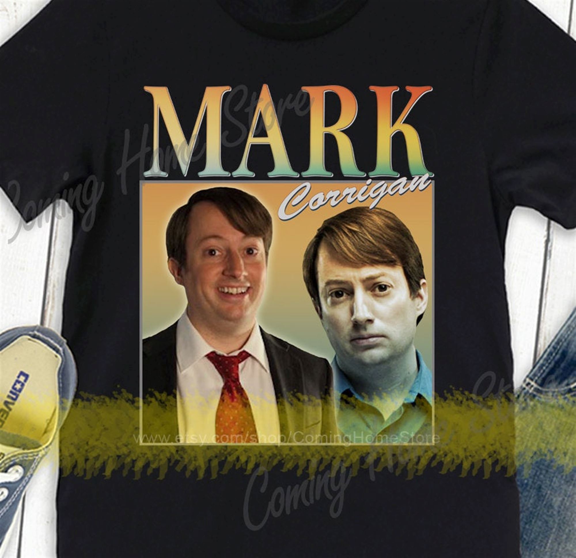 Best Mark Corrigan Shirt Peep Show Shirt Vintage Homage Retro T-shirt Unisex And Women Size Tee More Colors 