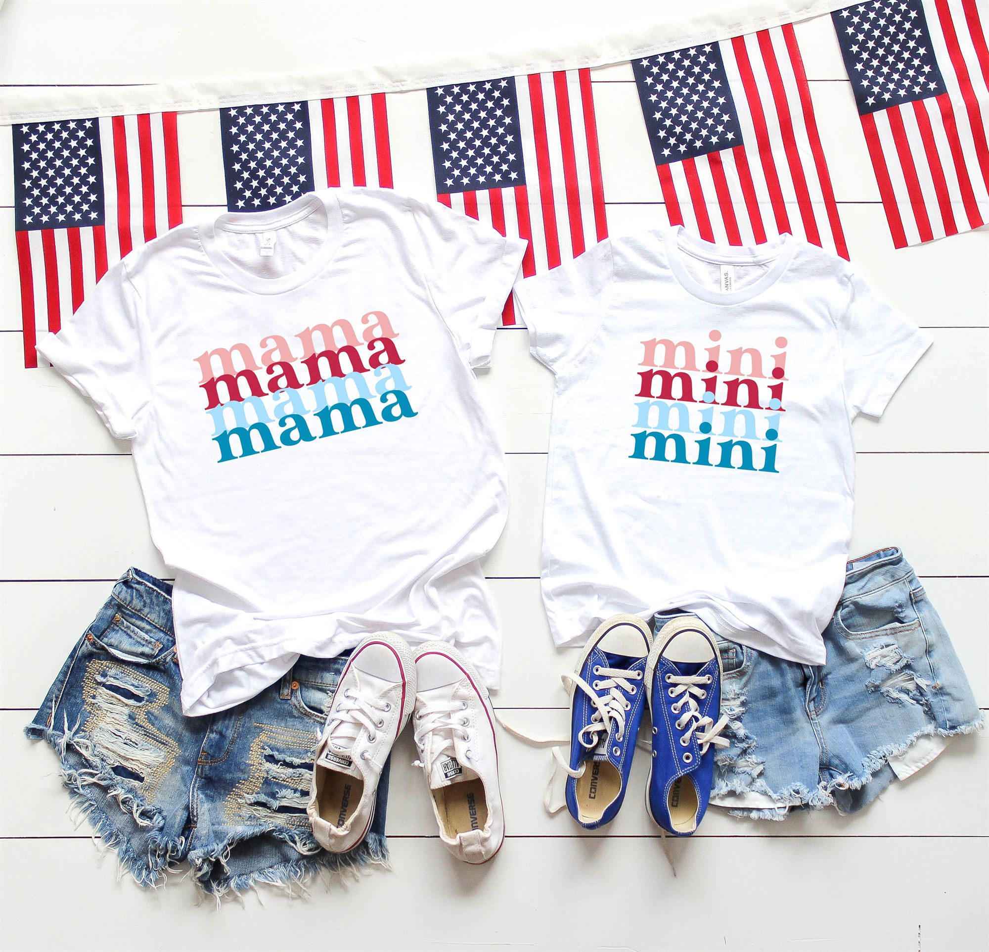 Amazing Mommy And Me 4th Of July Mama And Mini 4th Of July Shirts Fourth Of July Matching Tees Patriotic Mommy And Me Shirt 4th Of July Outfit 