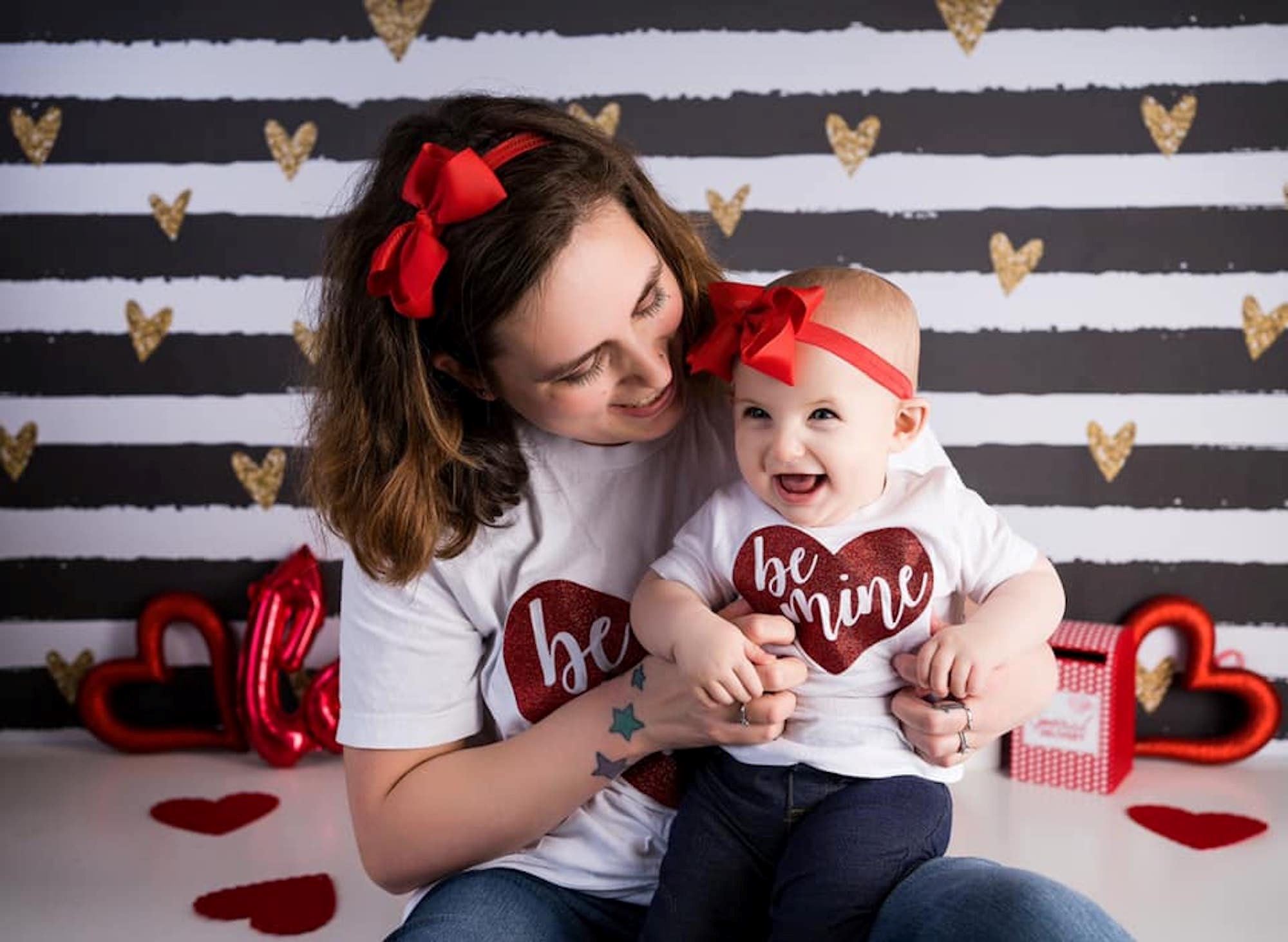 Best Mommy And Me Shirts Matching Valentines Day Shirts Matching Photoshoot Shirts Mommy And Daughter Shirts Mom And Mini Mama And Mini 
