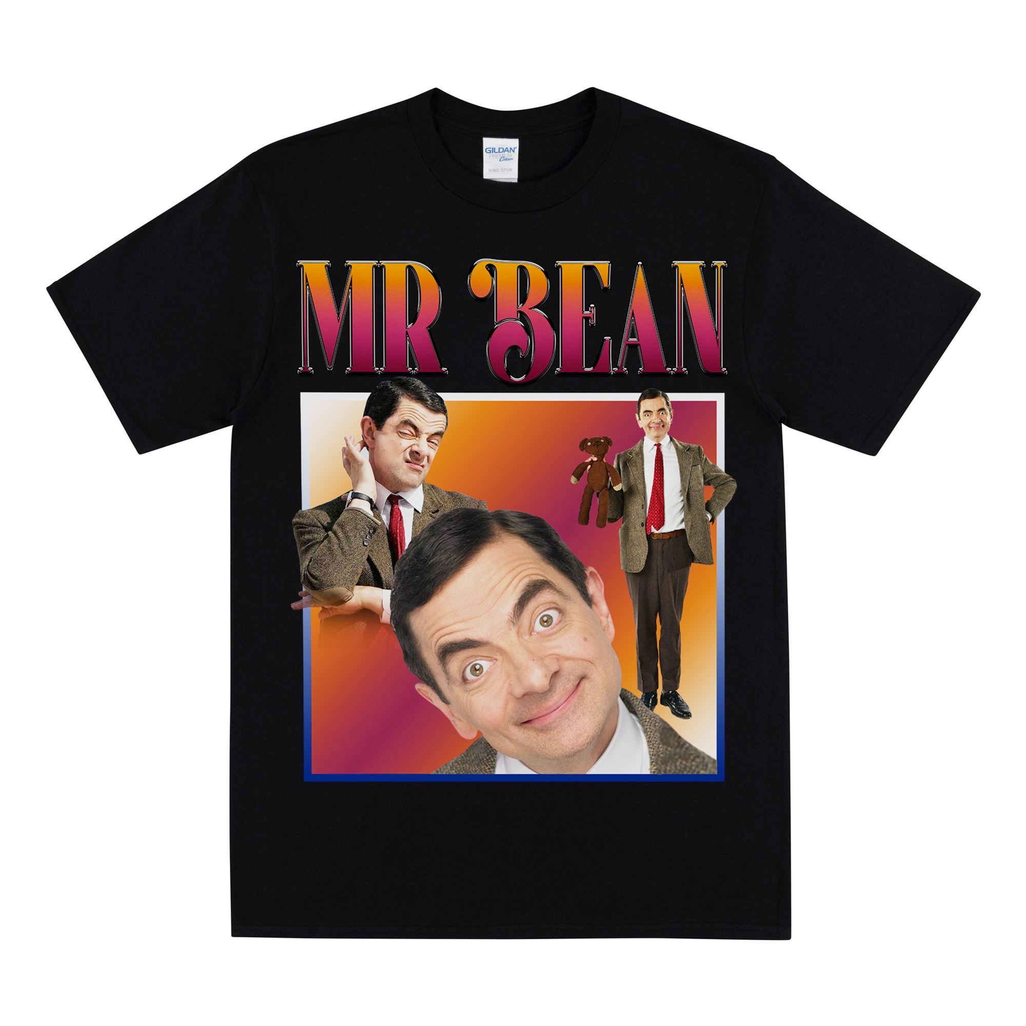 High Quality Mr Bean Homage T Shirt Men's Women's Unisex Cotton T-shirt For Fans Of The British Sitcom Vintage 90s Print Tee 