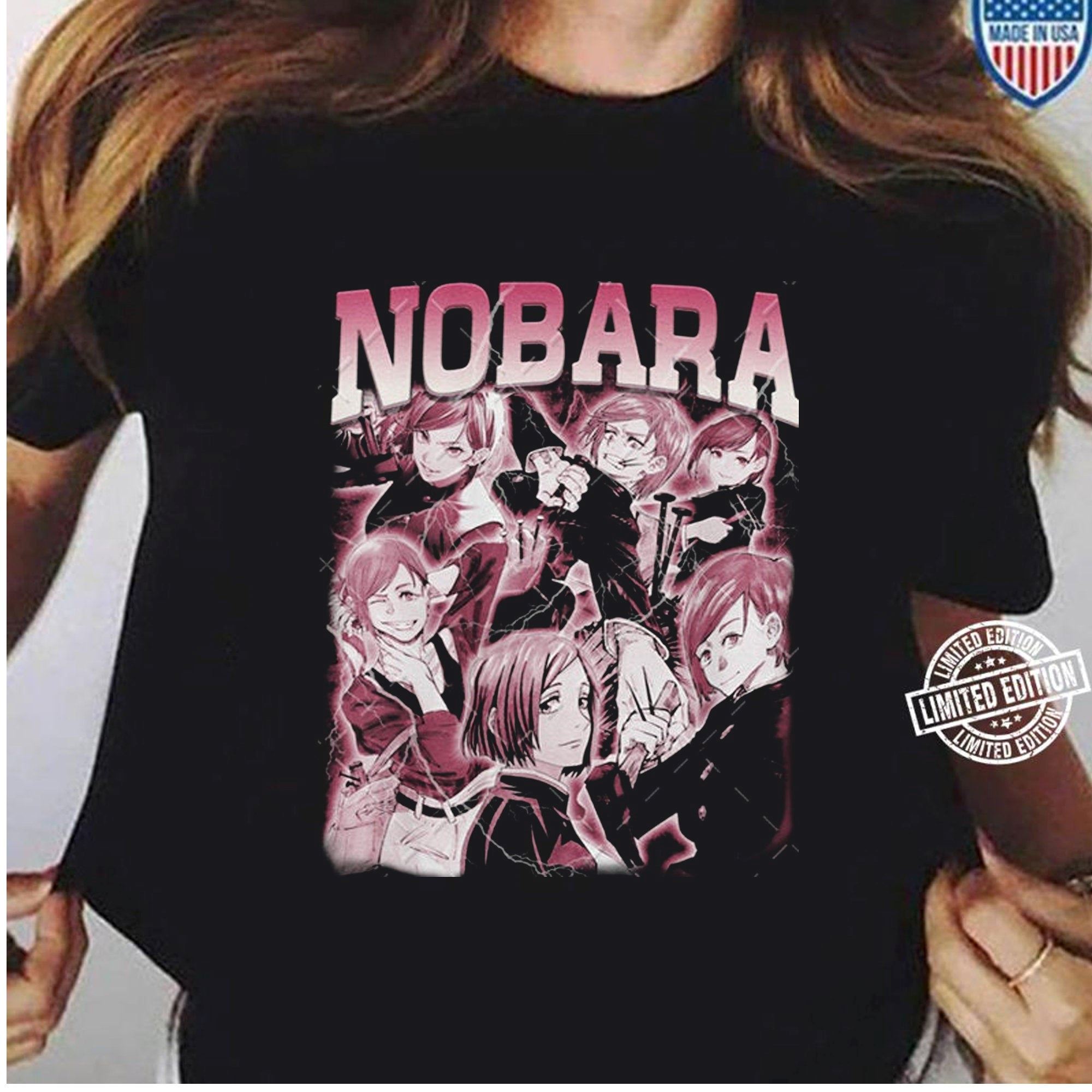 Limited Editon Nobara Kugisaki Shirt Gift Tee For Men Women Friends Unisex T-shirt 