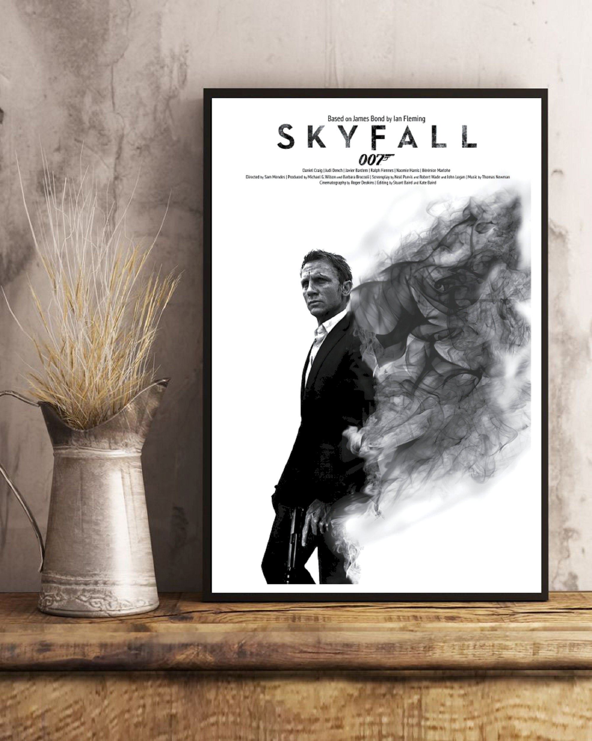 Special Skyfall James Bond Skyfall Poster Art Print Home Decor Poster Gift For Men Women 