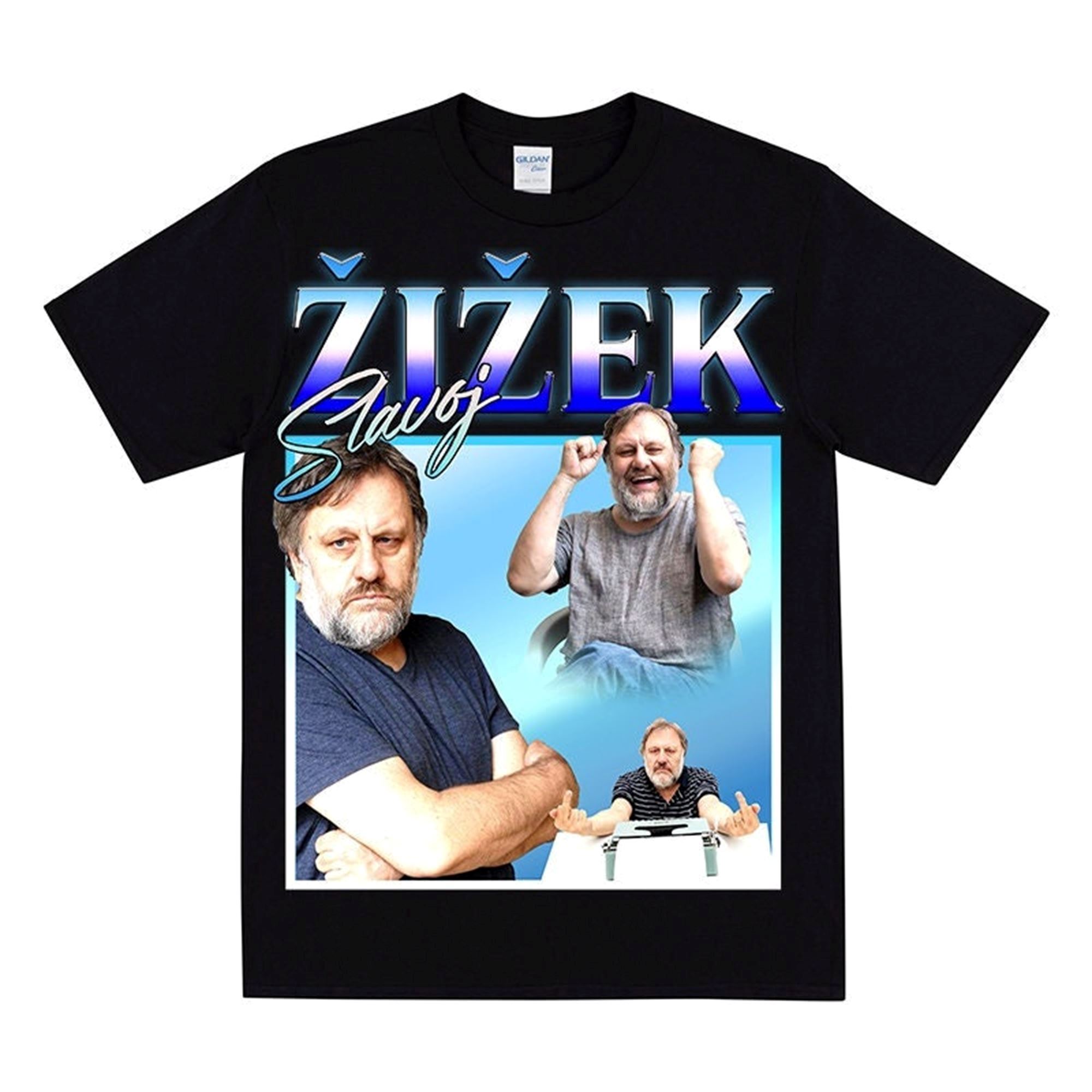 Limited Editon Slavoj Zizek Homage T-shirt I Hate Capitalism I Would Prefer Not To People Are Boring Idiots Sartre Descartes Print For Uni Students 