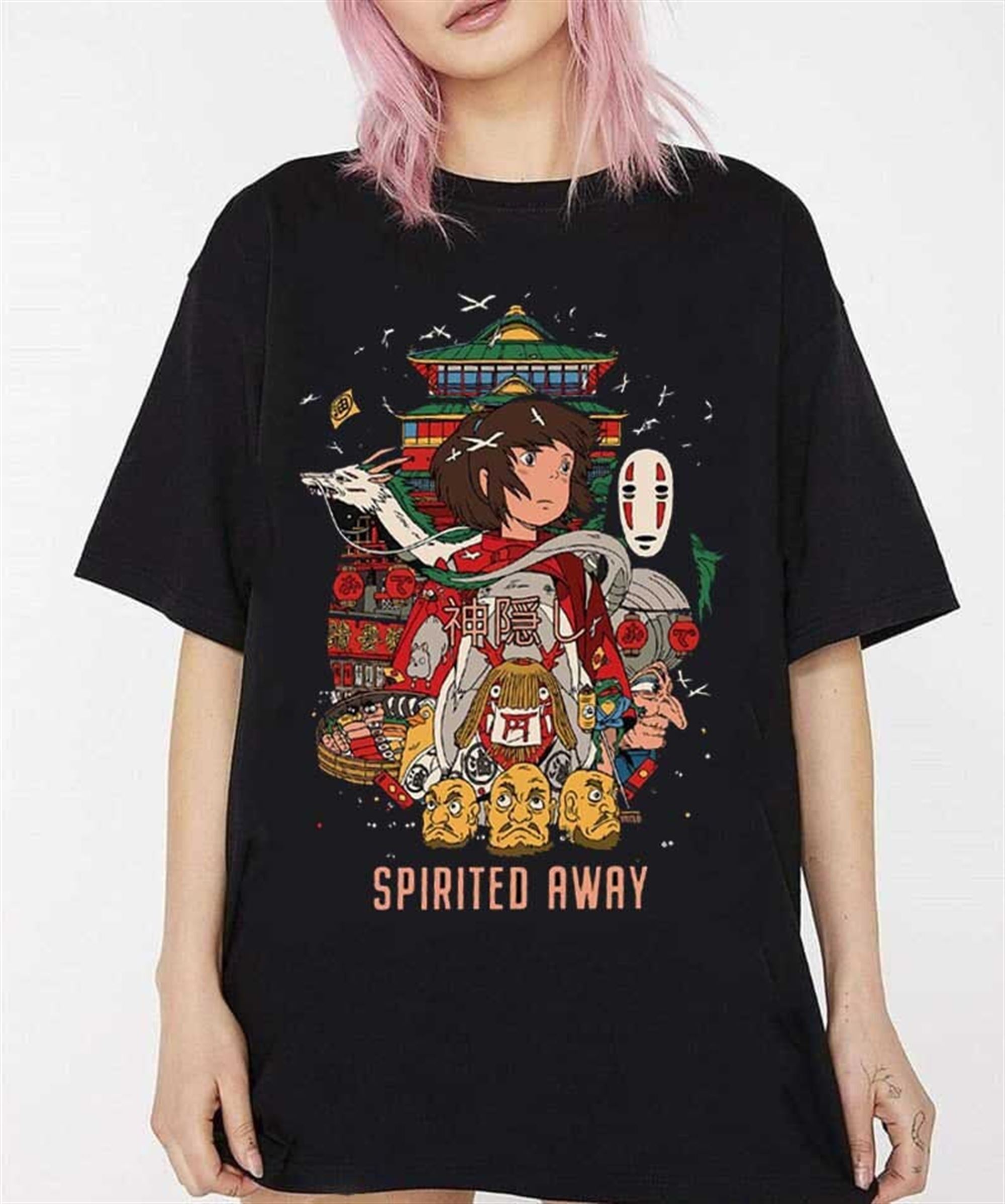 Interesting Spirited Away Shirt Ghibli Studio Shirt Hayao Miyazaki Shirt Anime Manga Shirt Spirited Away Tshirt Totoro Shirt Ghibli Studio Gift Ha 