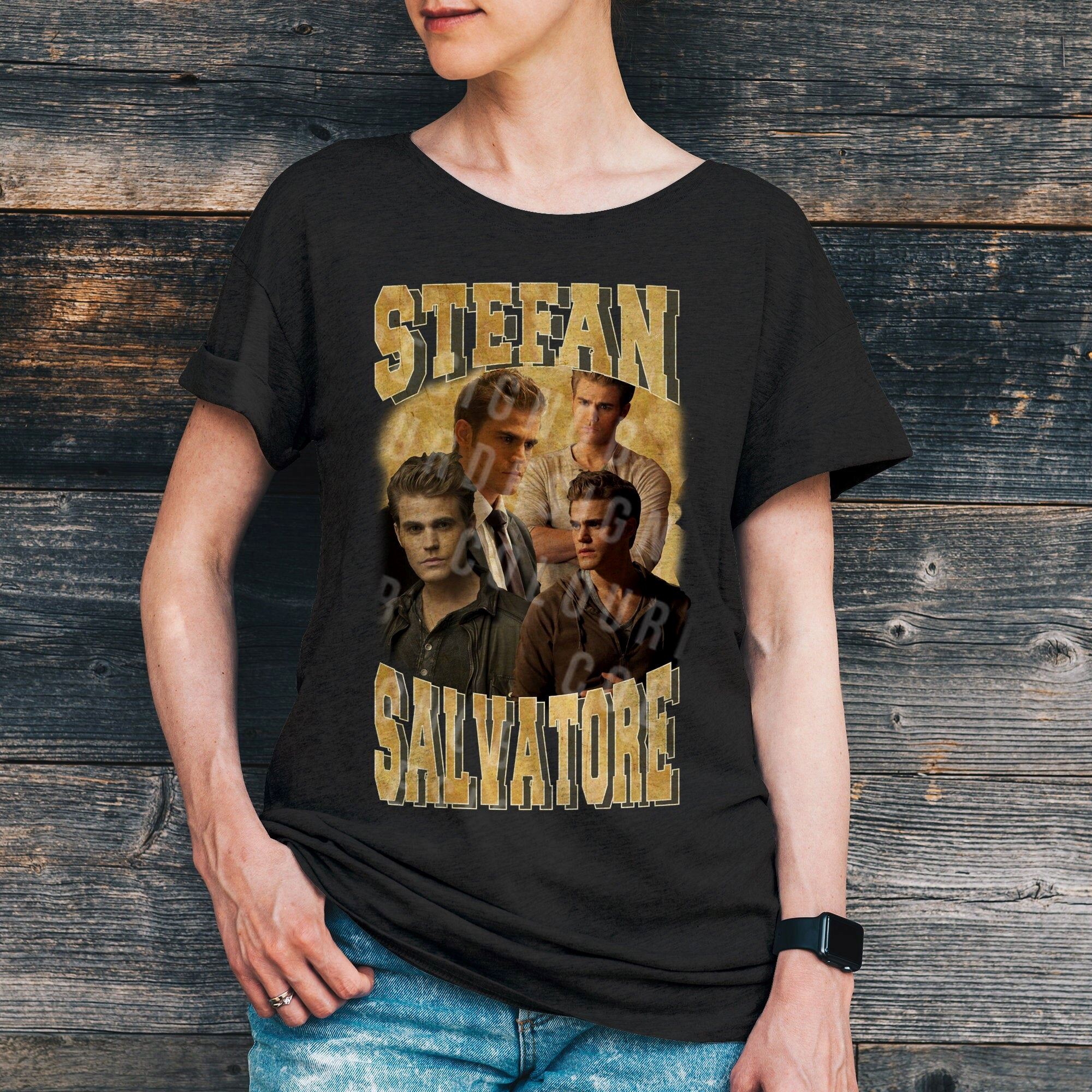 Best Stefan Salvatore Retro 90s Unisex T-shirt The Vampire Diaries Unisex Tee Netflix Movie Tee Gift For Friends 