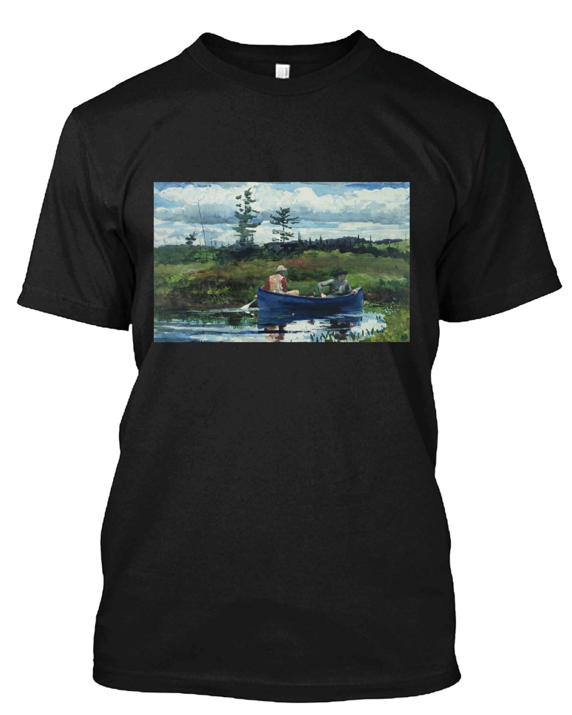 Amazing The Blue Boat Lake Boating T Shirt 