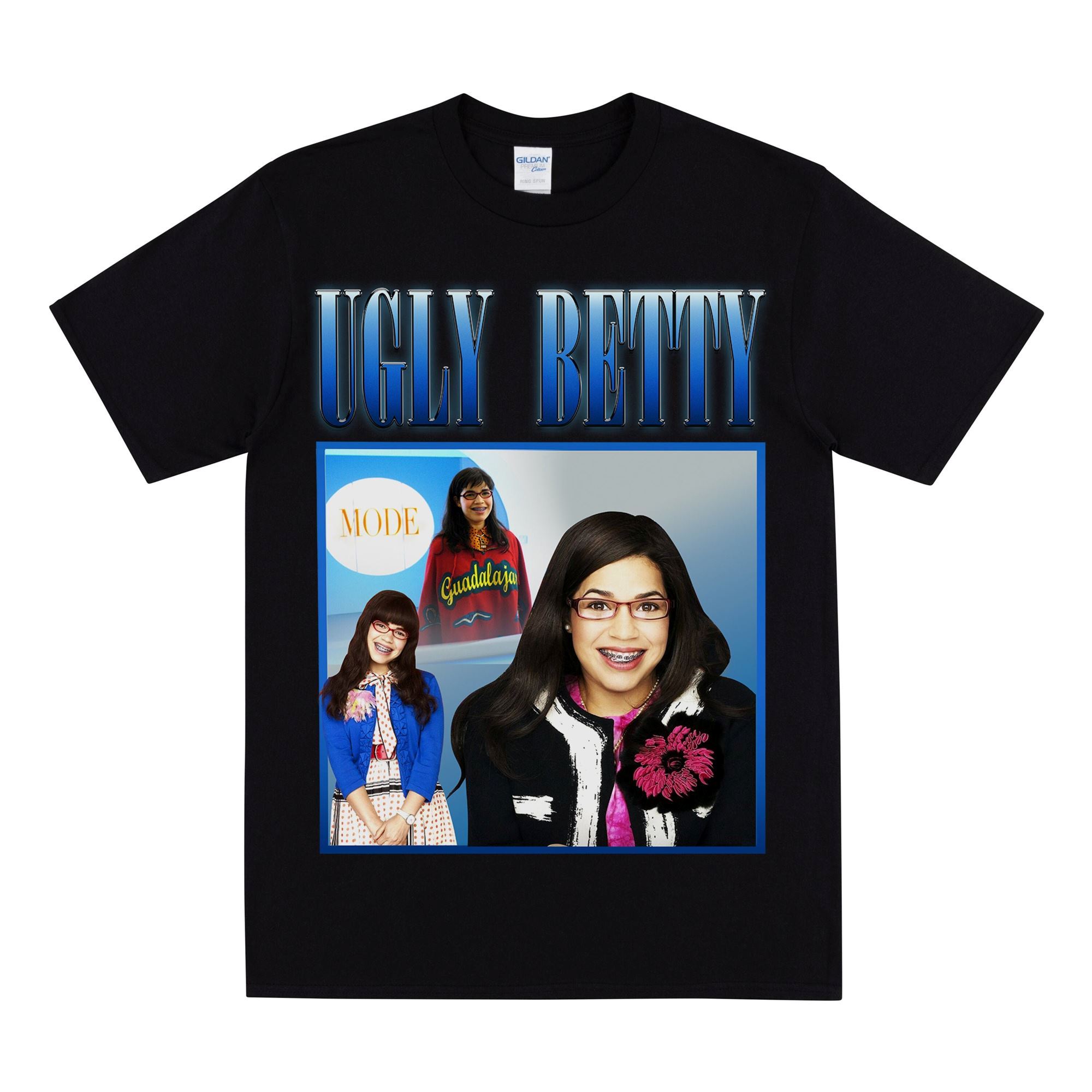 Promotions Ugly Betty Tribute Tshirt For Her Mode Fashion Magazine Telenovela Style T-shirt Girlfriend Wife Gift Vintage 2000s Tee 