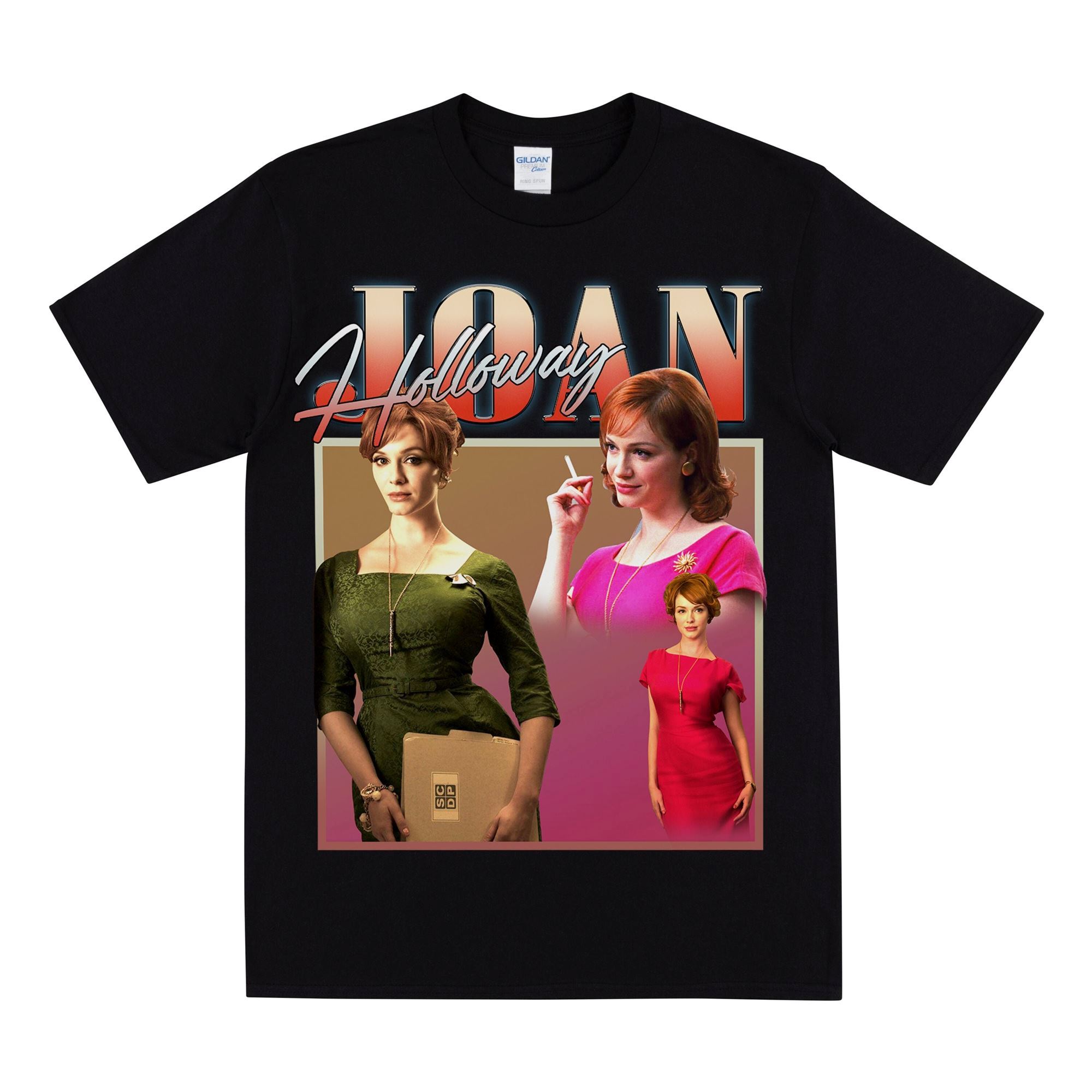 Limited Editon Vintage Joan Holloway From Mad Men T-shirt 1950s Pin Up Girl Art Style 60s New York Inspired Tv Series 