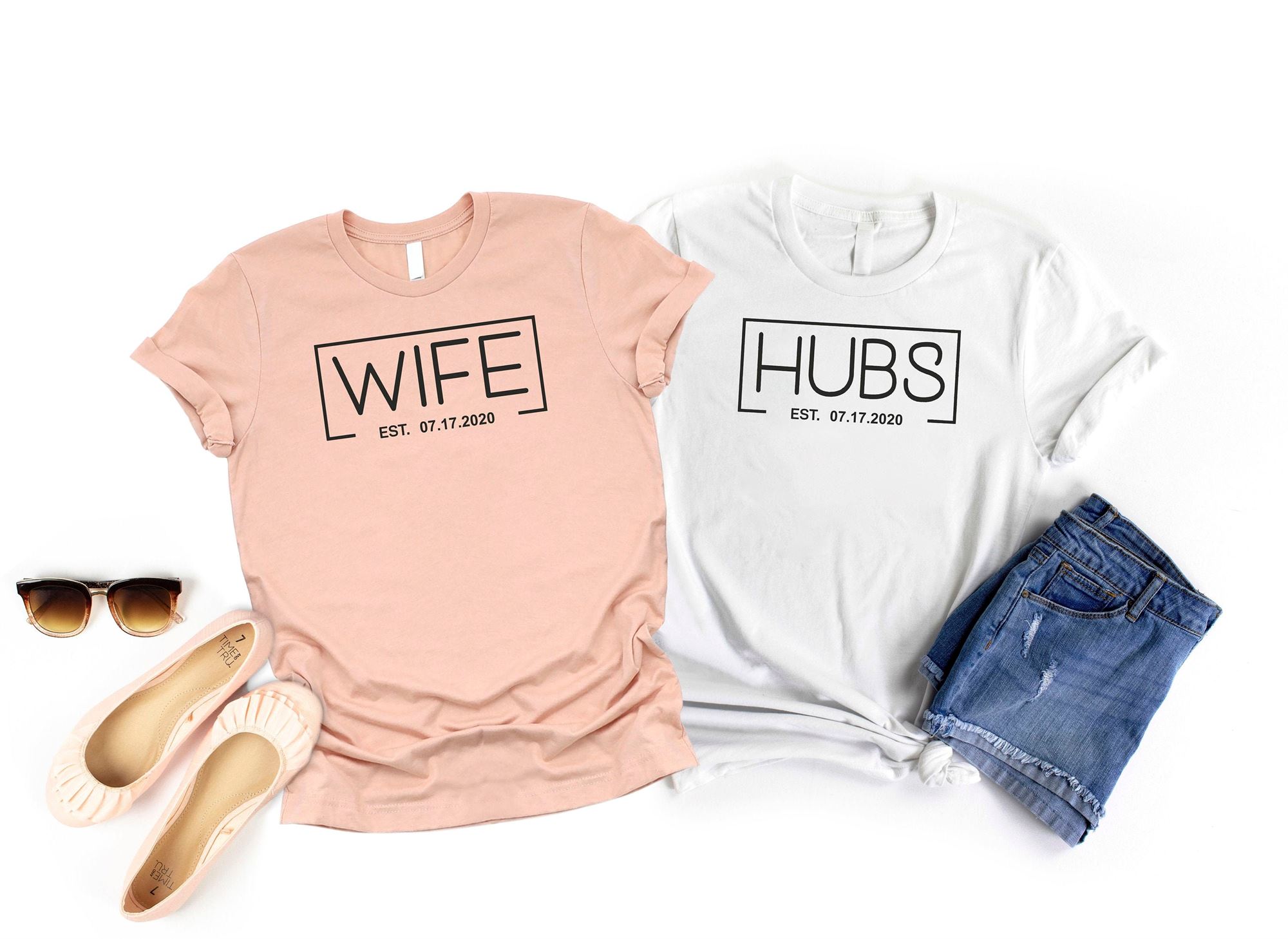 Attractive Wife Hubs Shirts Custom Husband And Wife Shirts Honeymoon Shirts Mr And Mrs Shirt Newlywed Shirts Bride Groom Shirts Wedding Shirt 