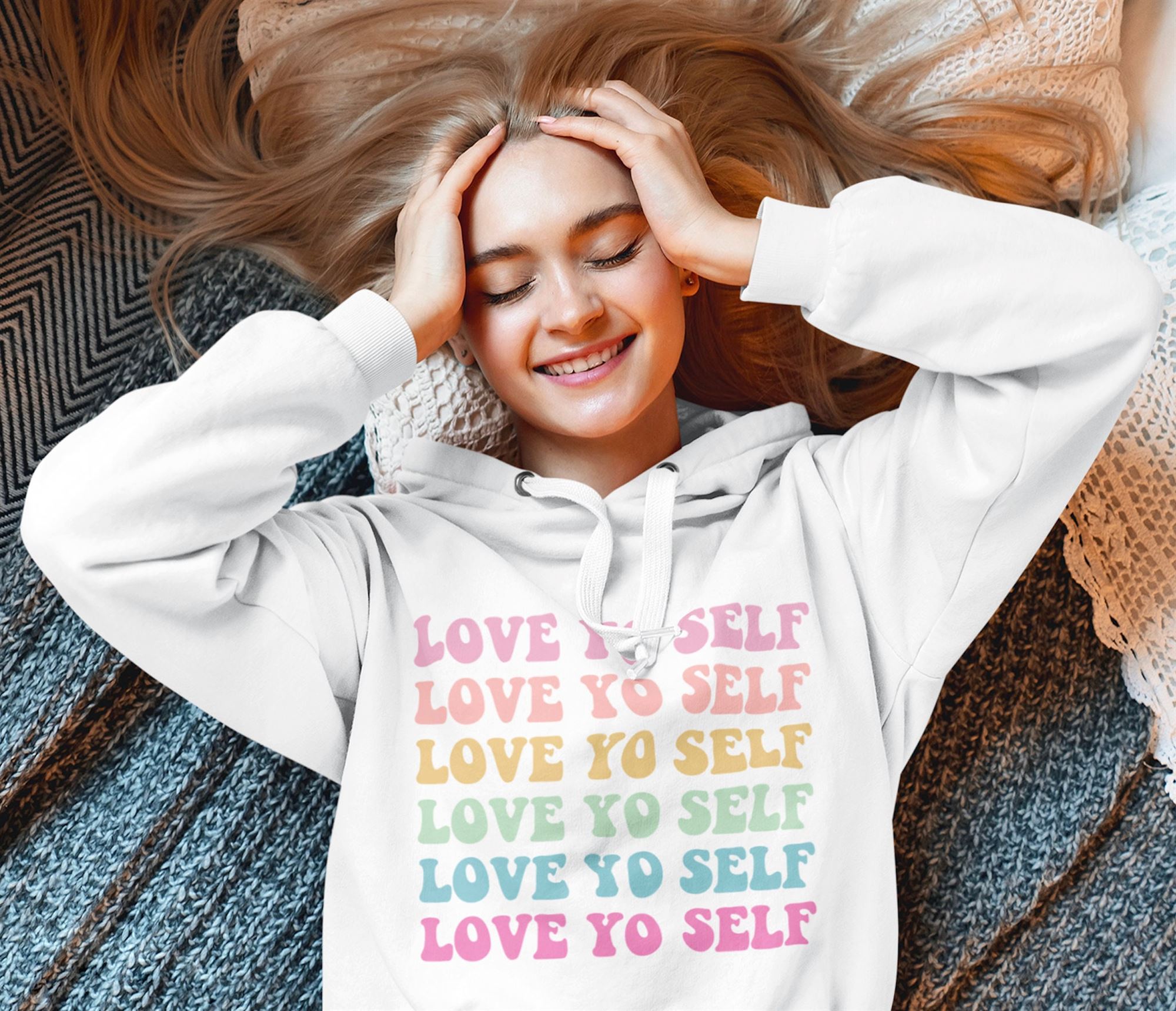 Promotions Women's Love Yourself Hoodie Self Care Gift Gift For Her Inspirational Shirt Positive Motivational Quote Mental Health Shirt 