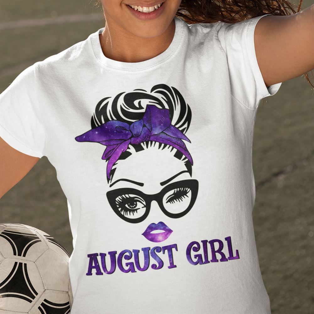 Amazing August Birthday Girl T Shirt 