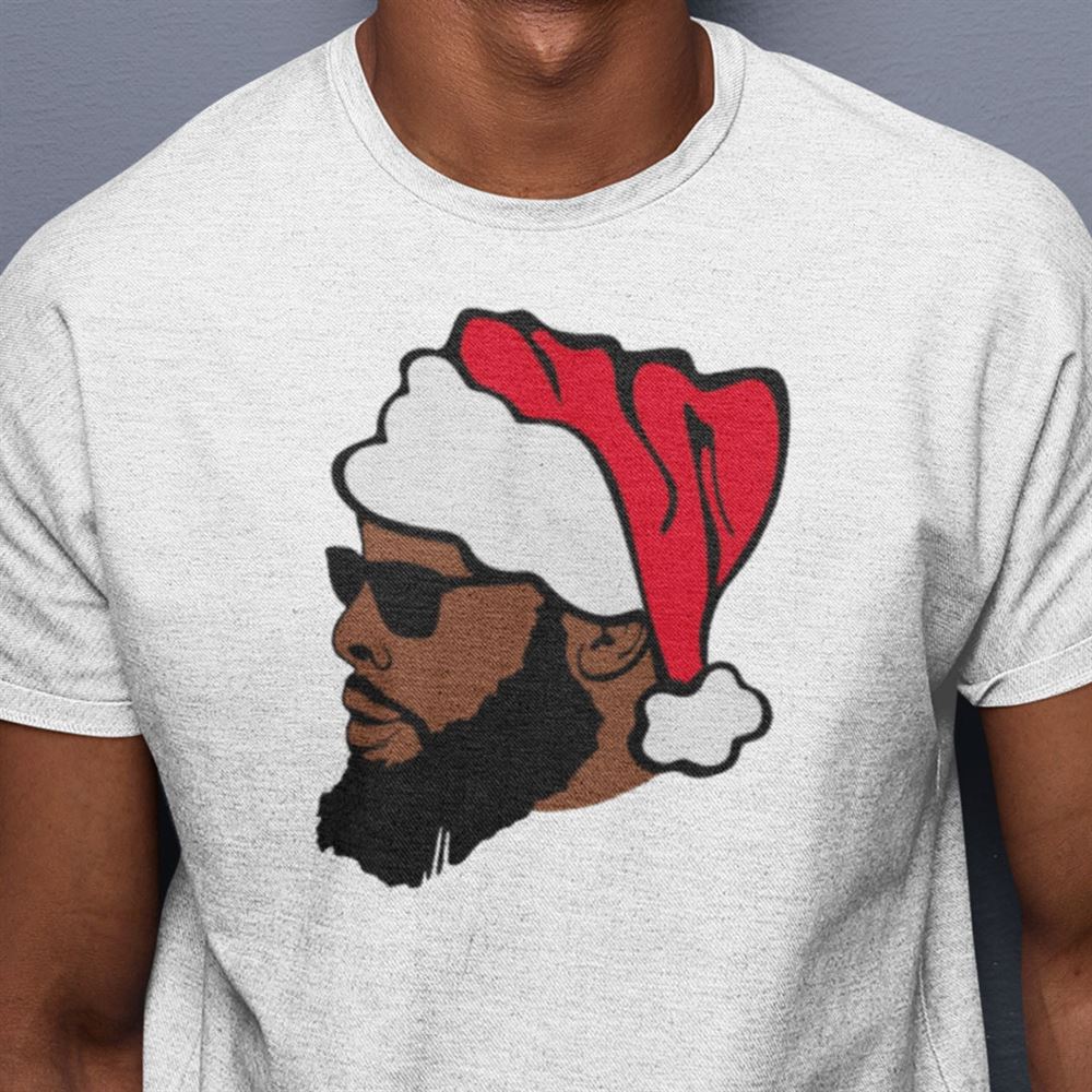 High Quality Black Santa Claus Christmas Shirt 