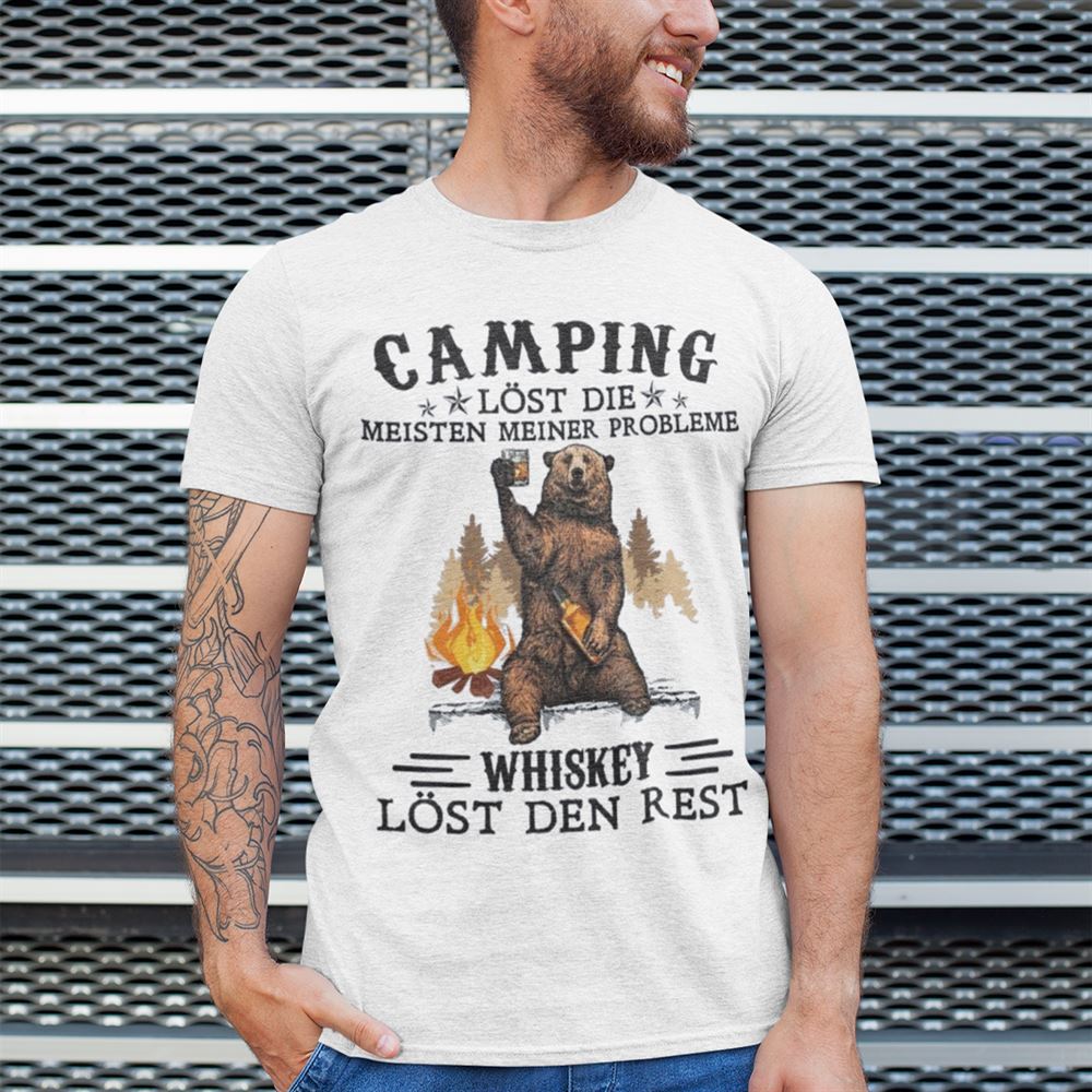 Gifts Camping Lost Die Meisten Meiner Probleme Whiskey Lost Den Rest Shirt 