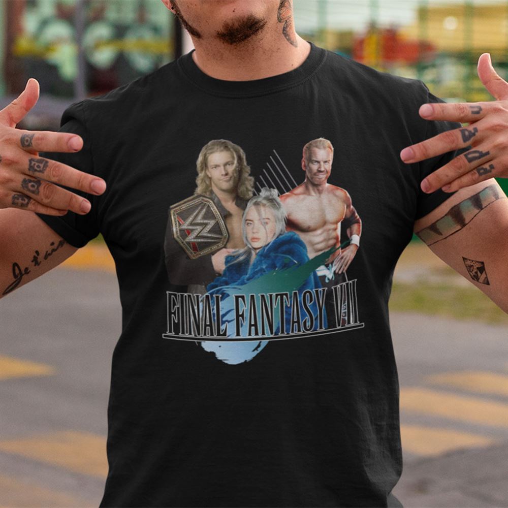 Amazing Final Fantasy Vii Edge Christian Billie Eilish Parody Shirt 