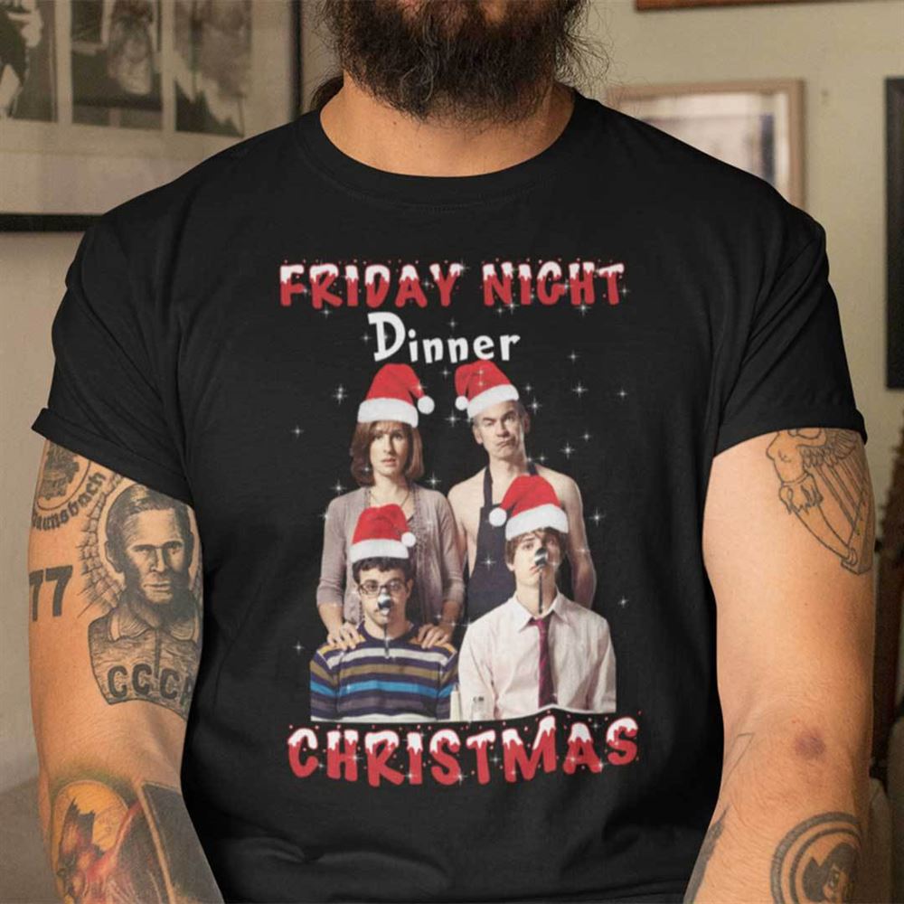 Limited Editon Friday Night Dinner Christmas T Shirt Santa Christmas 