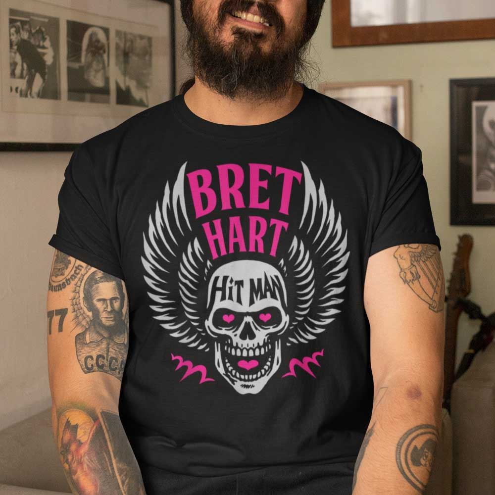 Limited Editon Hitman Bret Hart T Shirt 
