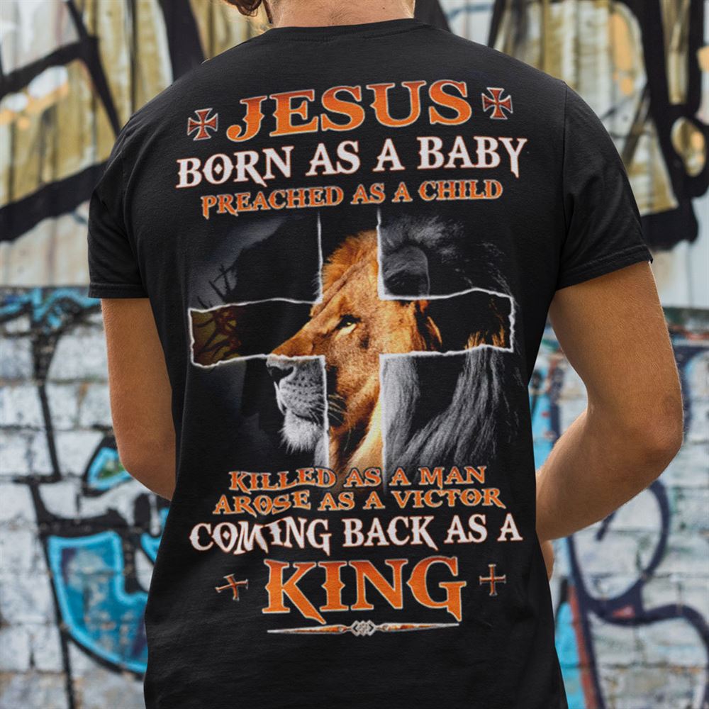 Special Jesus Born As A Baby Preached As A Child Shirt Jesus Lover 
