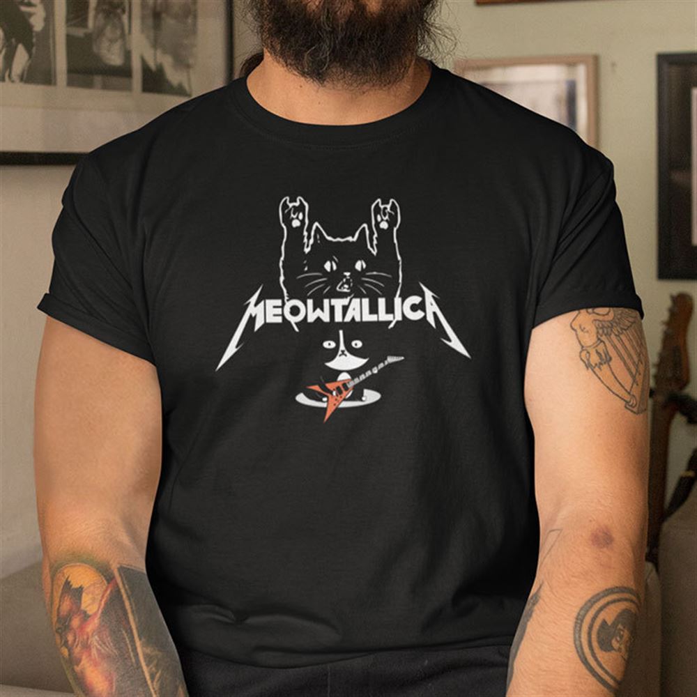 Interesting Meowtallica Shirt Meowtallica Cat 