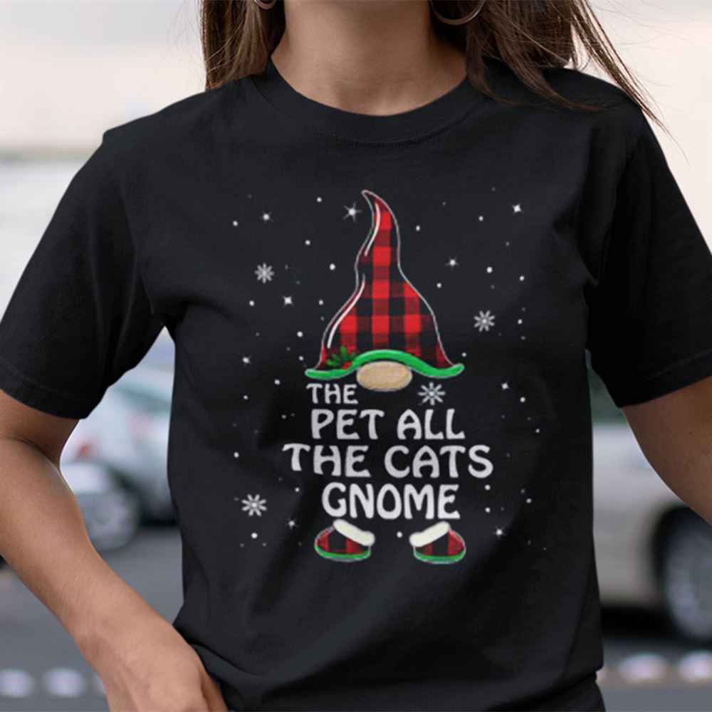 Promotions The Pet All The Cats Gnome Shirt Merry Christmas 