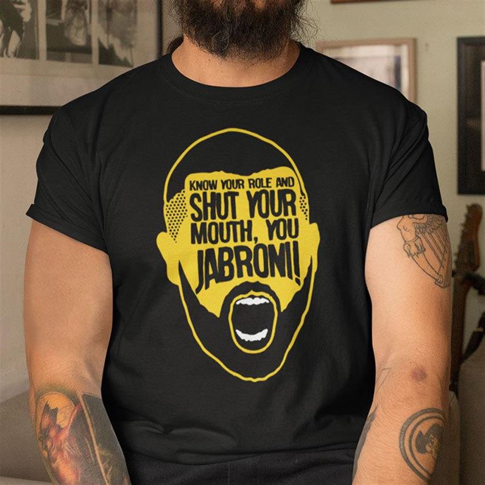 Promotions Travis Kelce Know Your Role And Shut Your Mouth Shirt 