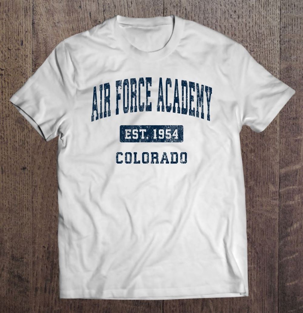 Happy Air Force Academy Colorado Co Vintage Athletic Sports Design 