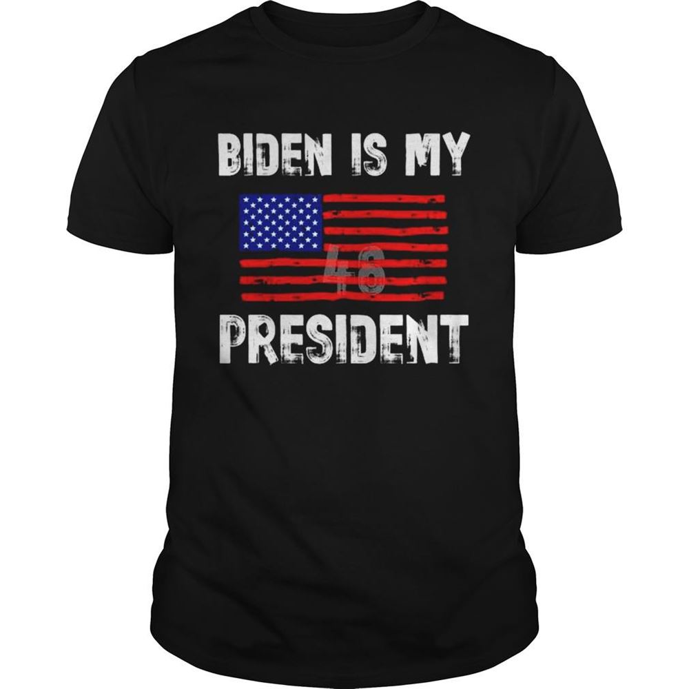 Attractive Biden Is My President American Flag Vintage Shirt 
