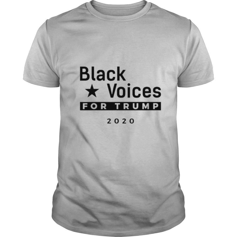 Special Black Voices For Trump 2020 Shirt 