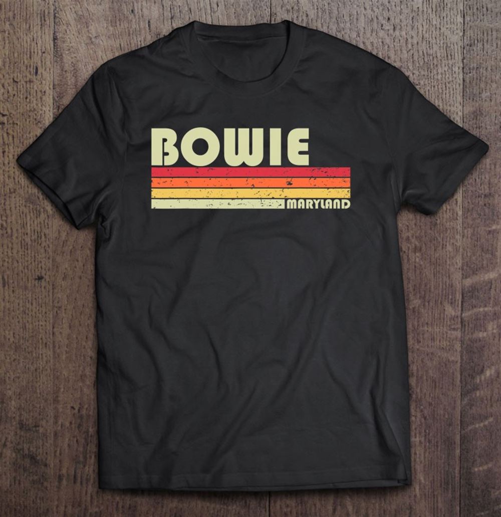 Promotions Bowie Md Maryland Funny City Home Roots Gift Retro 70s 80s 