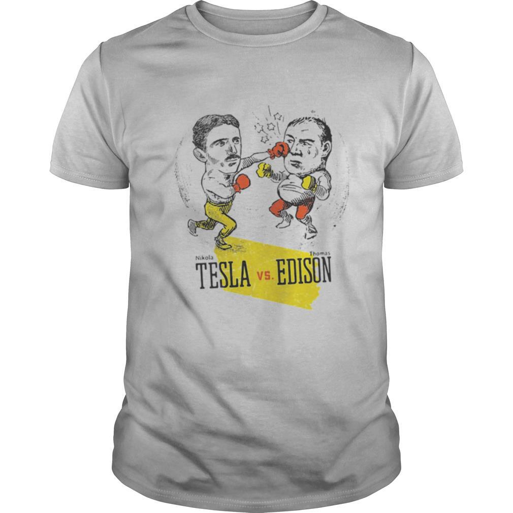 Promotions Boxing Nikola Tesla And Thomas Edison Shirt 