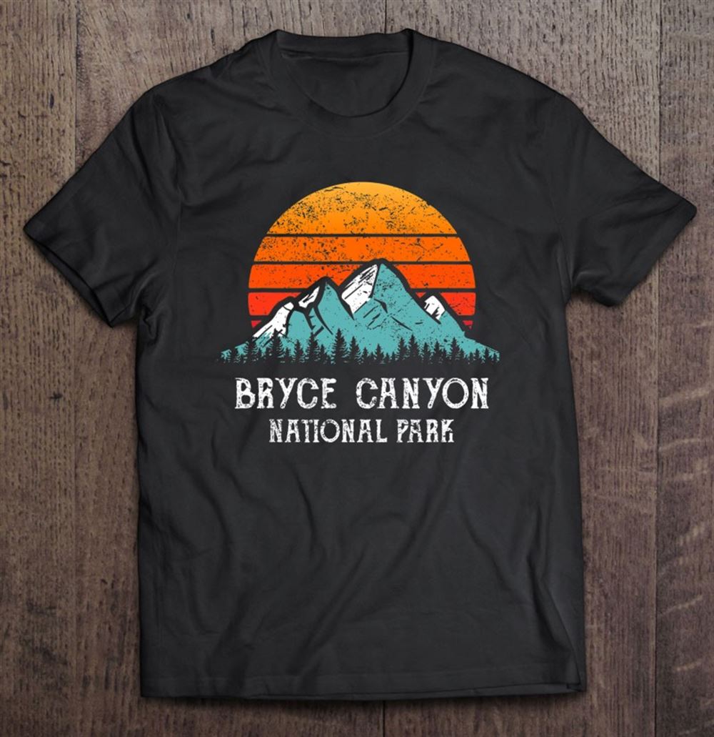 Awesome Bryce Canyon Np National Park Tee Vintage Retro Bryce Canyon 