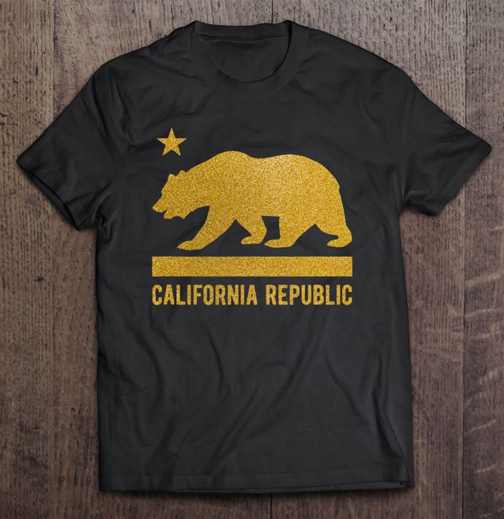 Happy Ca Republic Flag Bear Star California Souvenir Women Cali 