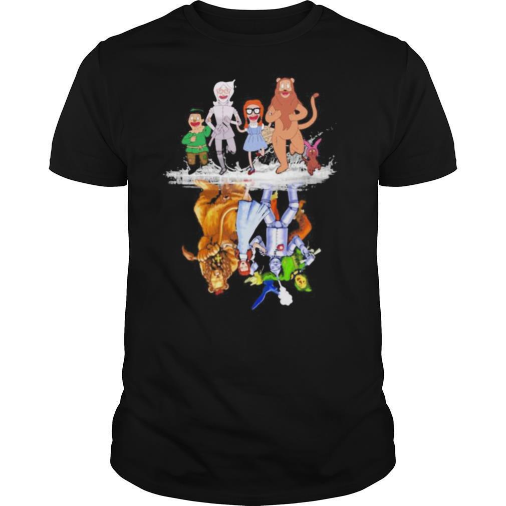 Great Characters Cartoon Water Reflection Shirt 