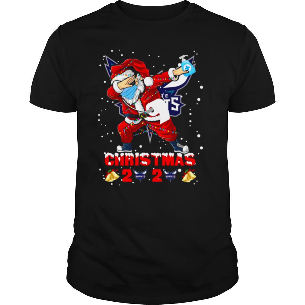 Attractive Charlotte Hornets Funny Santa Claus Dabbing Christmas 2020 Shirt 