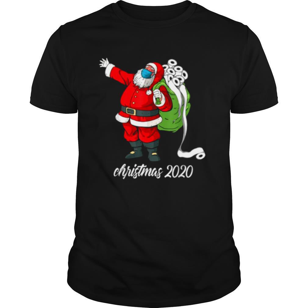 Promotions Christmas 2020 Santa Mask Santa Bag Toilet Paper Shirt 