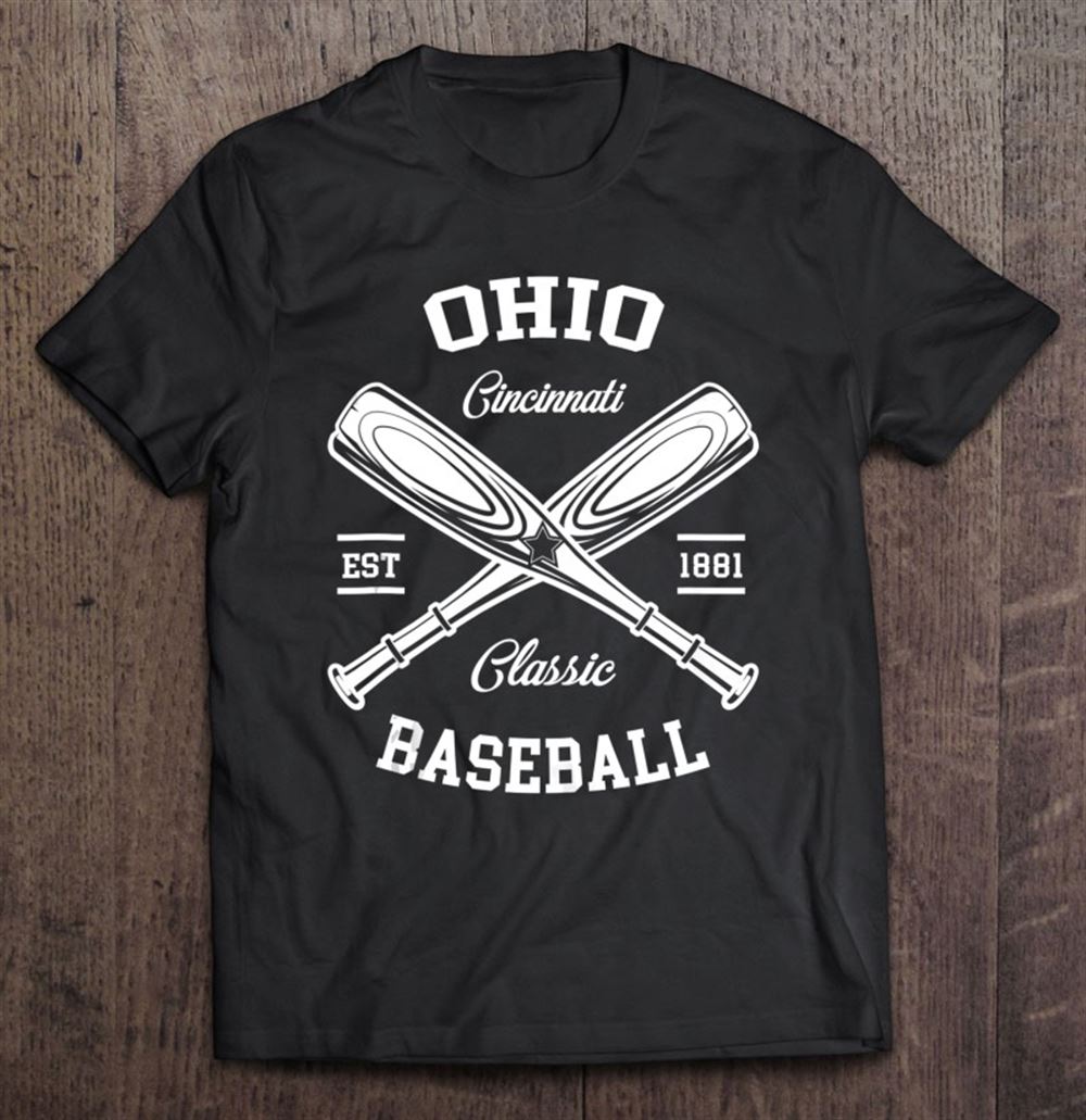 Interesting Cincinnati Baseball Classic Vintage Ohio Retro Fans Gift 