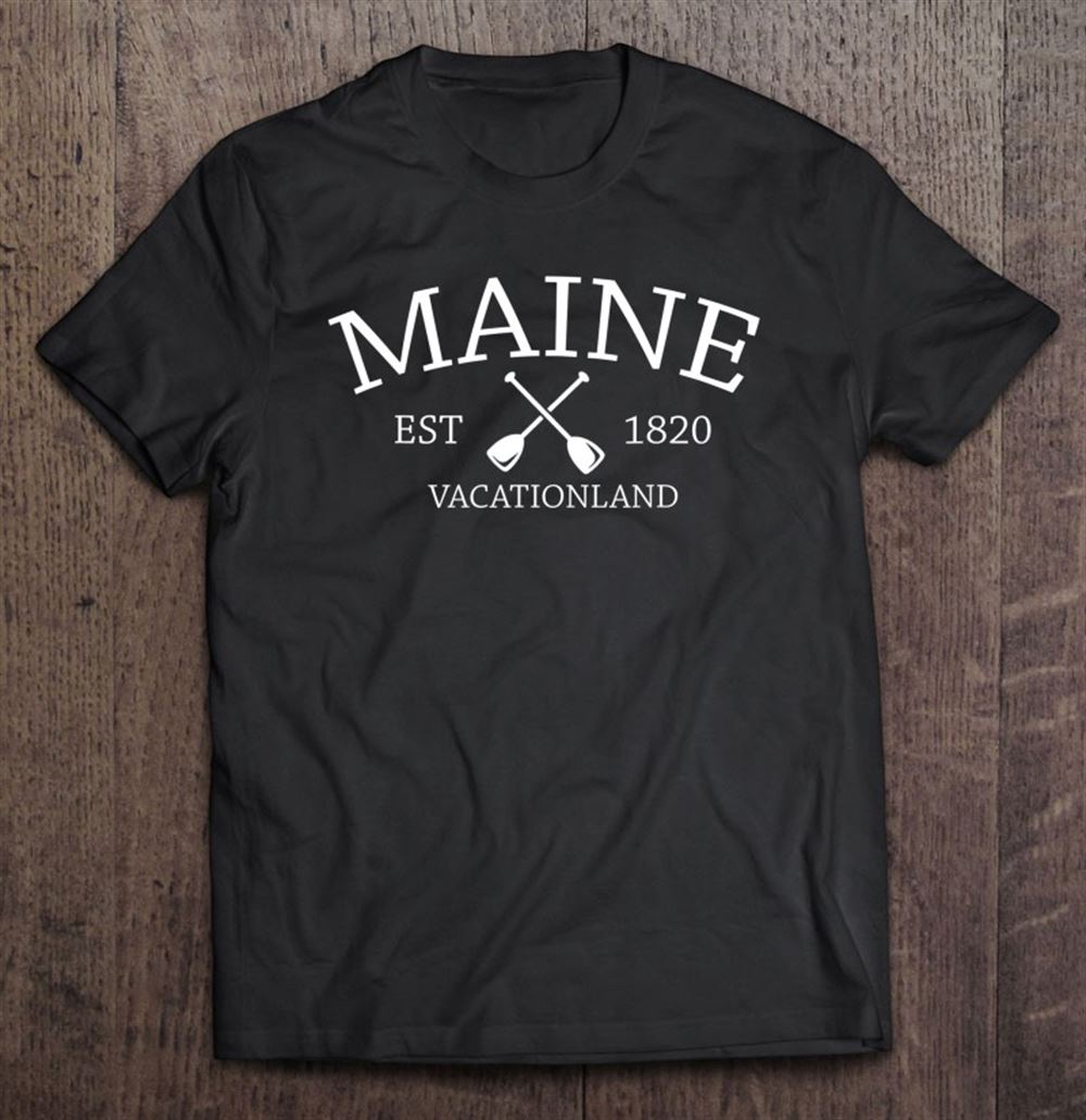 Awesome Classic Maine Vacationland Est 1820 Vacation 