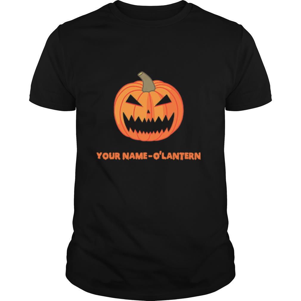 Special Custom Personalised O Lantern Pumpkin Halloween Shirt 