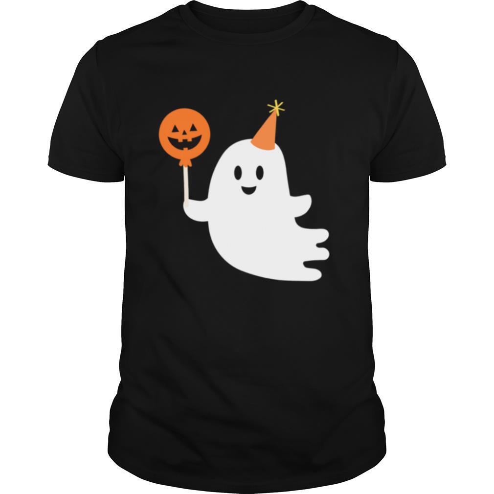 Attractive Cute Ghost With Candy Halloween Day 2020 Shirt 