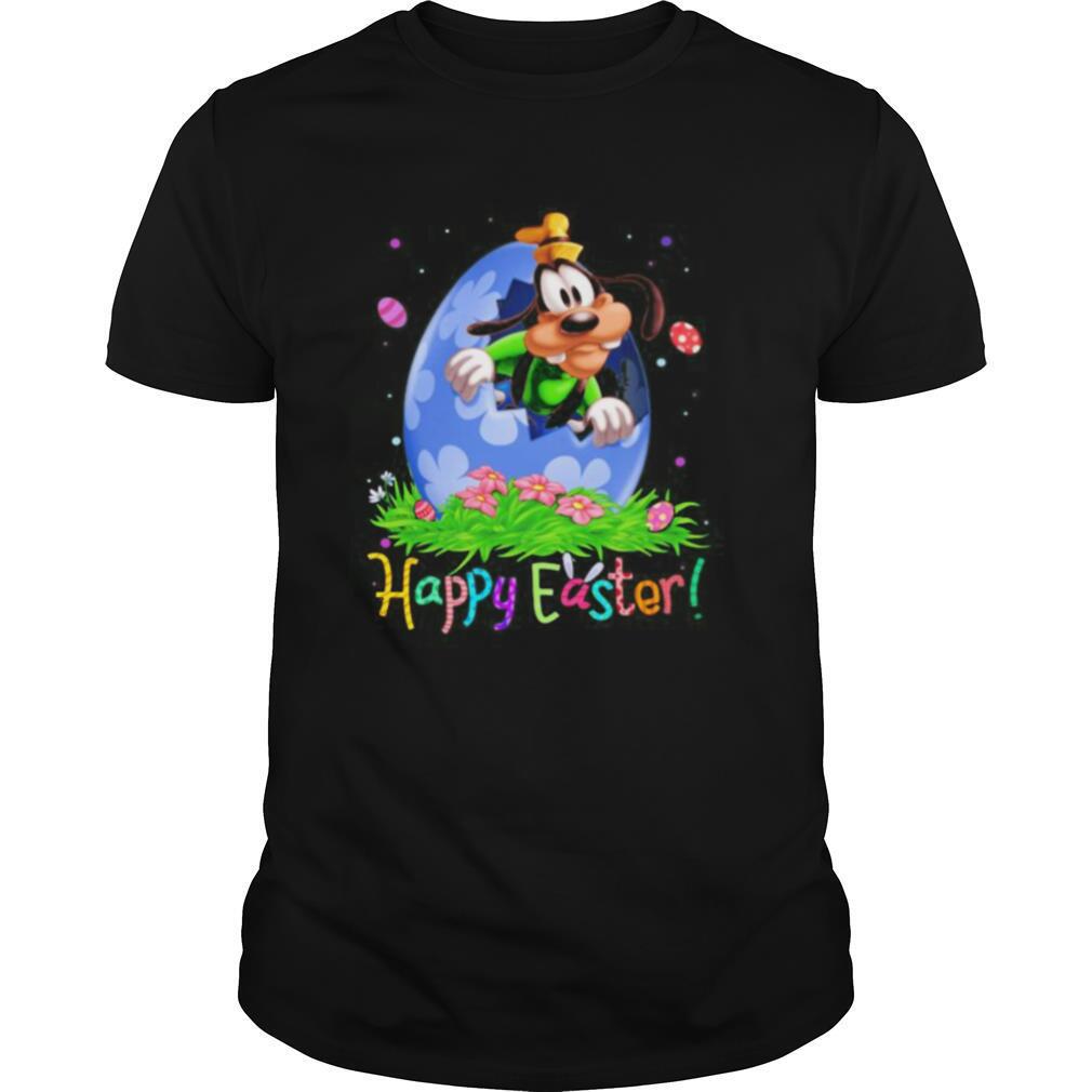 Promotions Disney Goofy Happy Easter Flower Shirt 